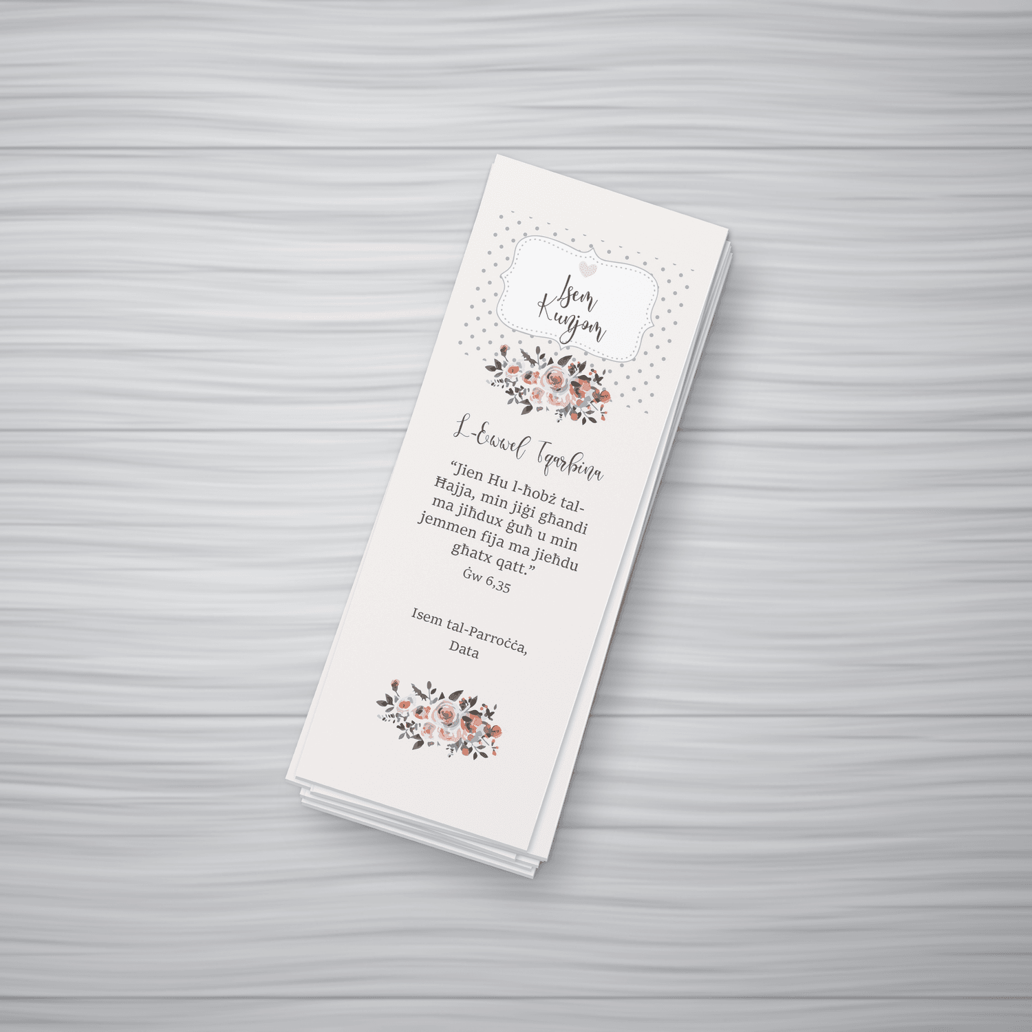 Bookmarks - Bring Your Own Design - Matte