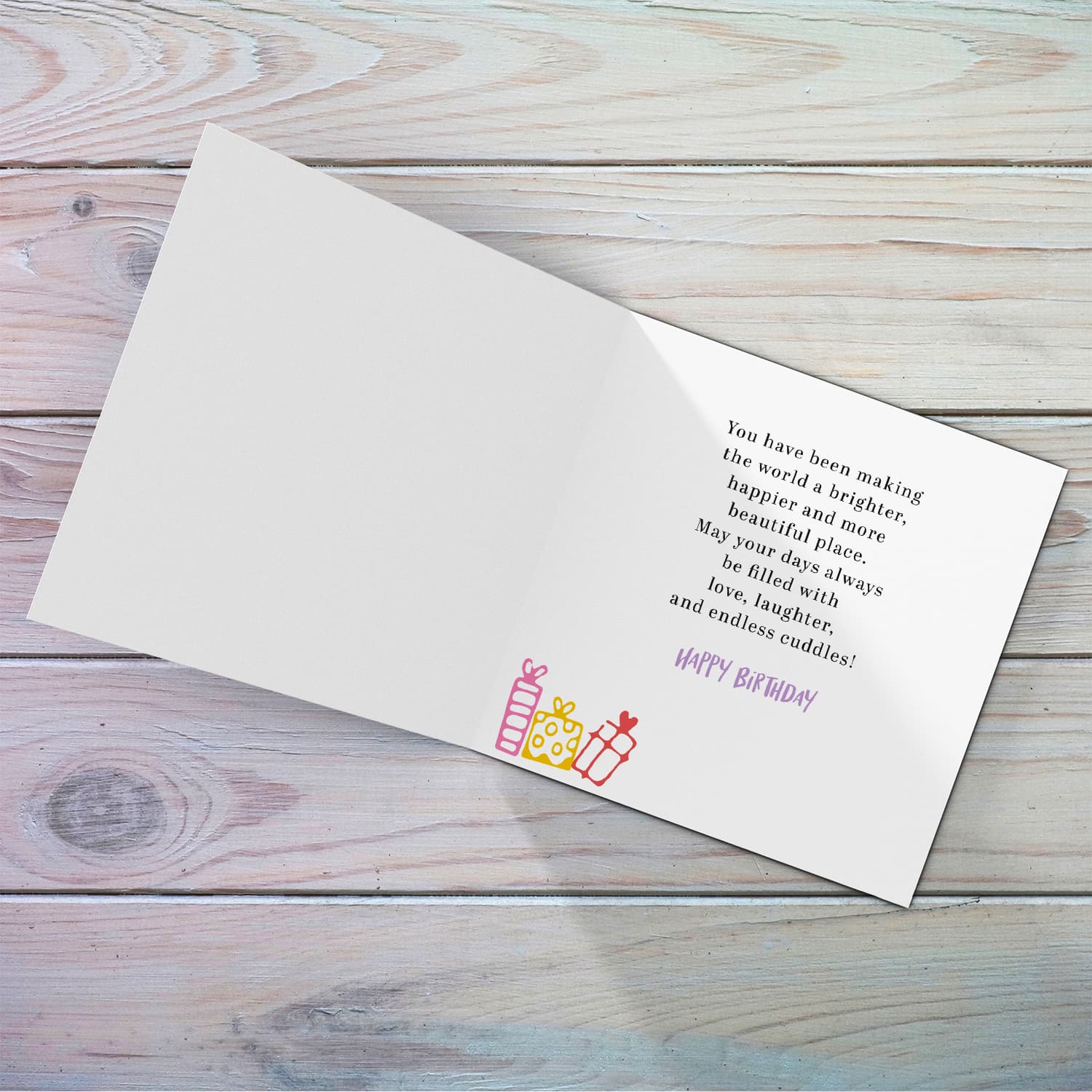 A cute photo birthday card for Niece in a light purple background with colourful butterflies in English