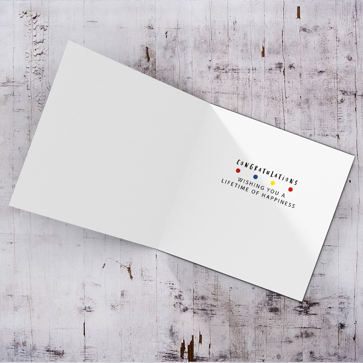 The one where you get married - Photo wedding card for sister & brother-in-law in English 