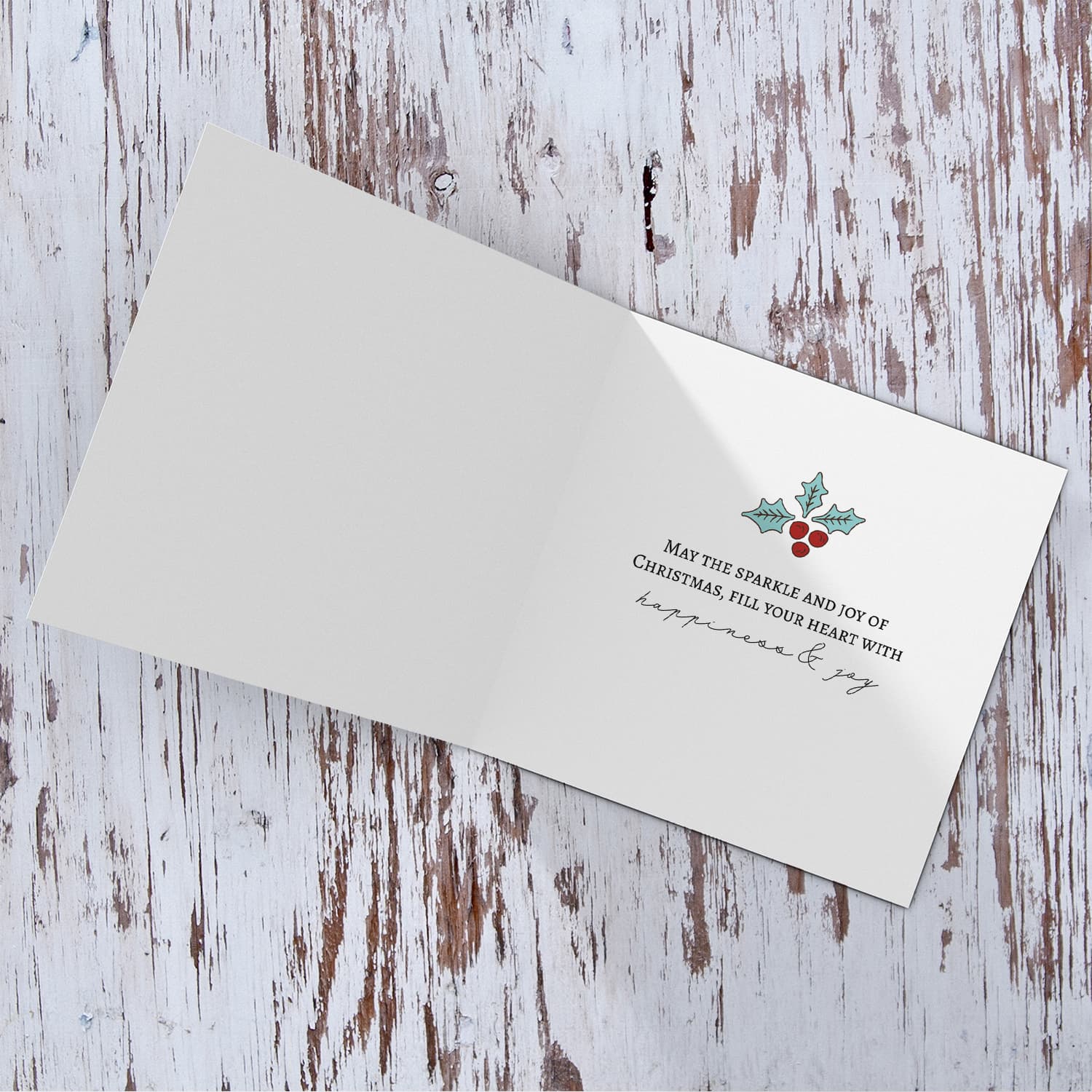 Funny personalisable Christmas card in English (plural) 