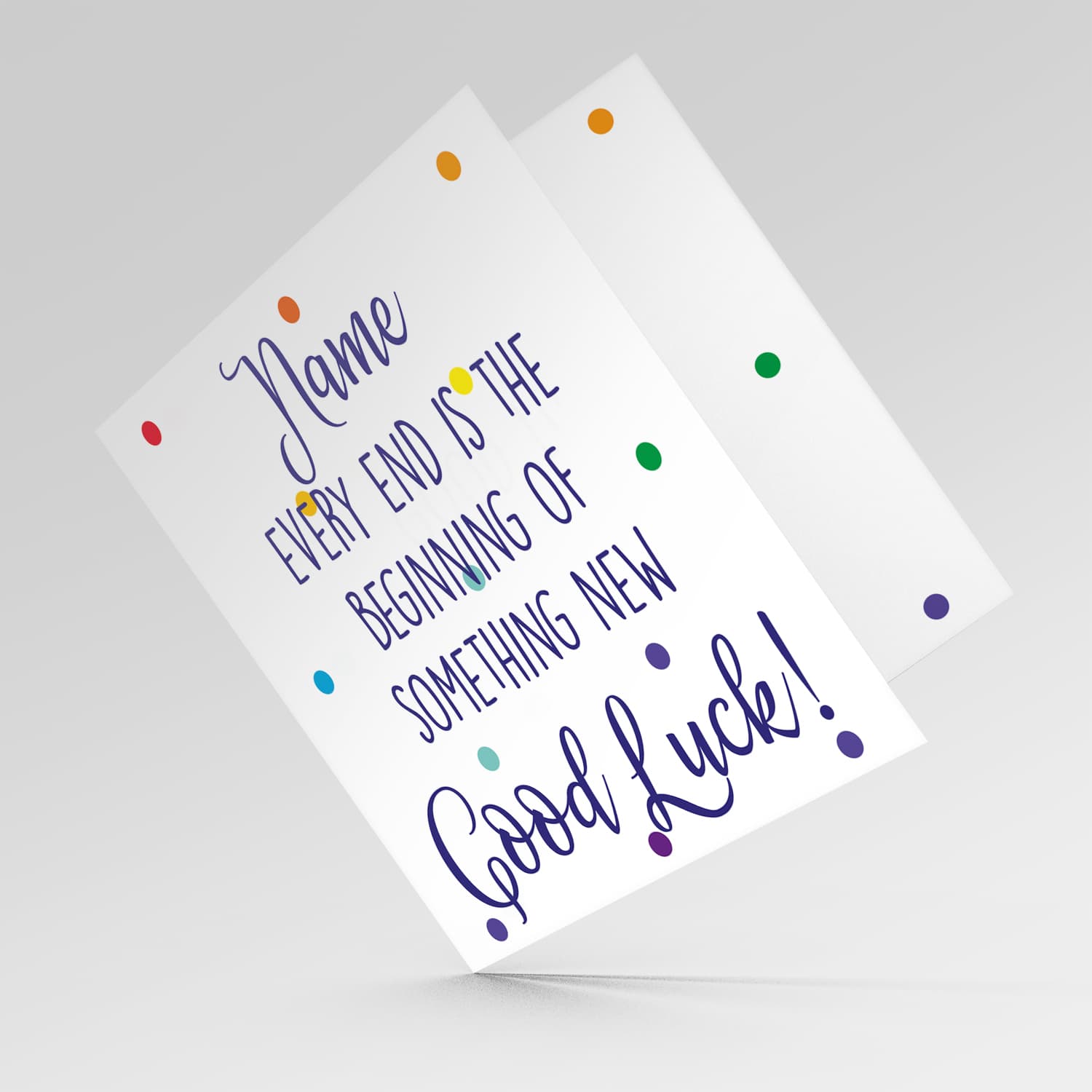 Good luck / Retirement / Farwell card in English