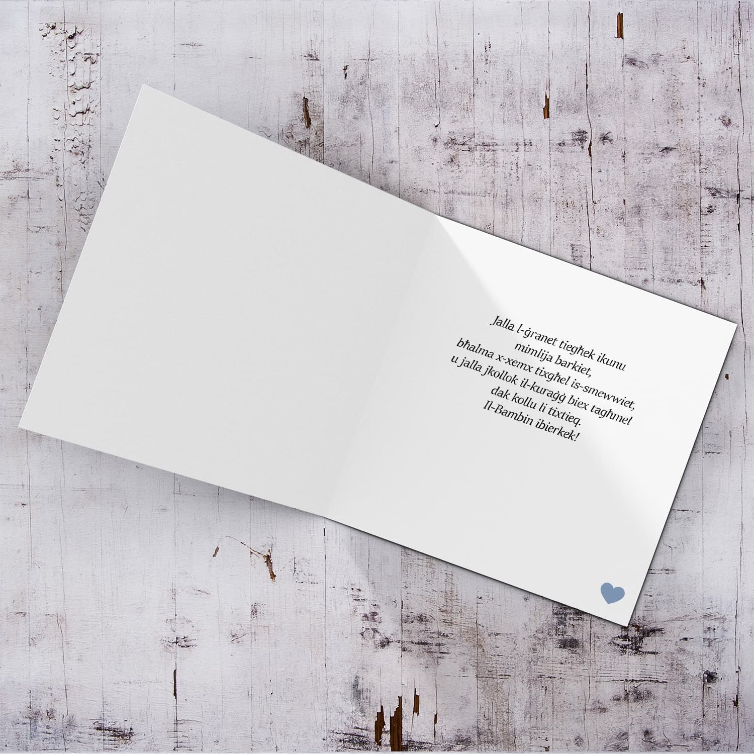 So happy to be your Godparents greeting card for boy in Maltese (Personalisable)