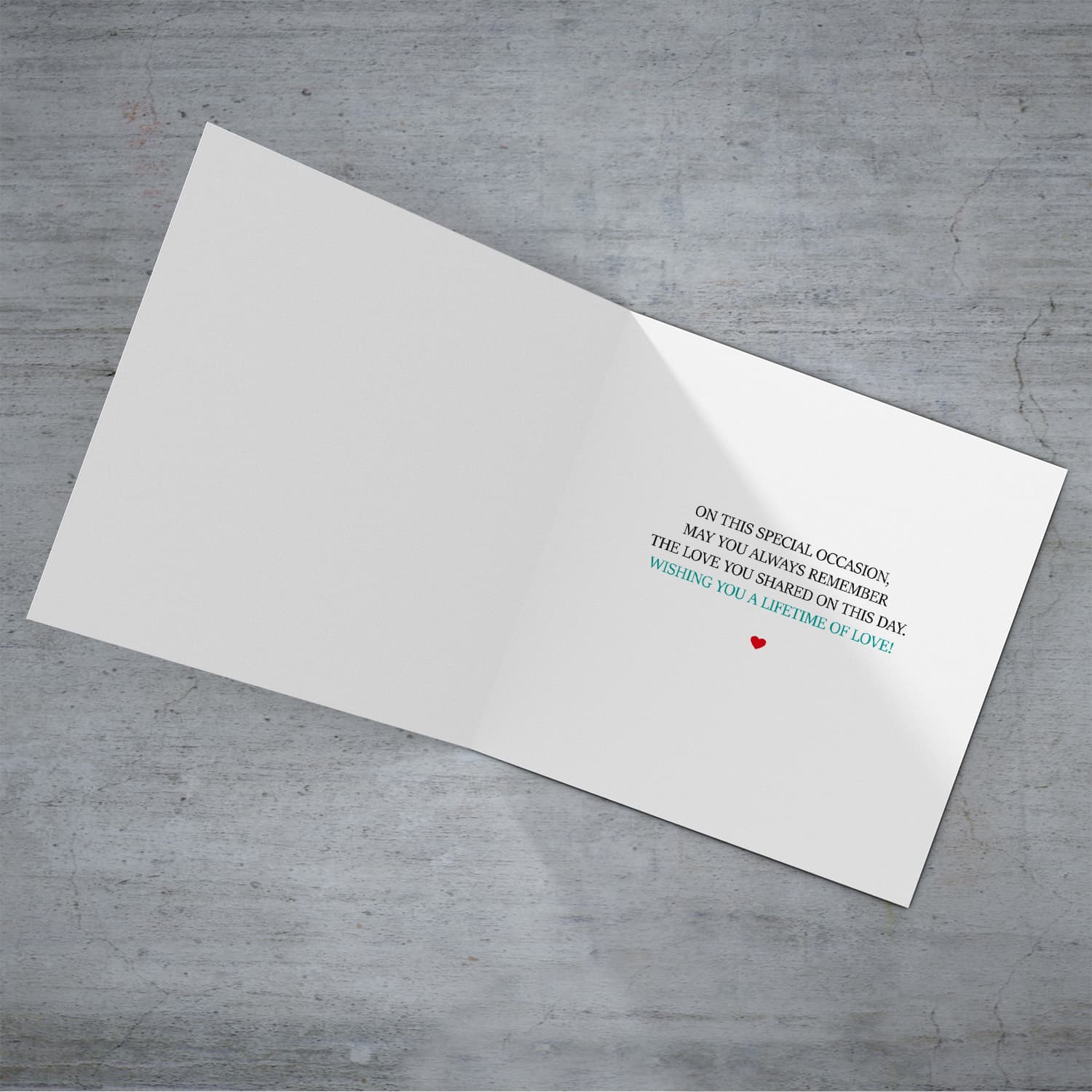 Same sex marriage (Male) wedding card with two hats in English (Personalisable)