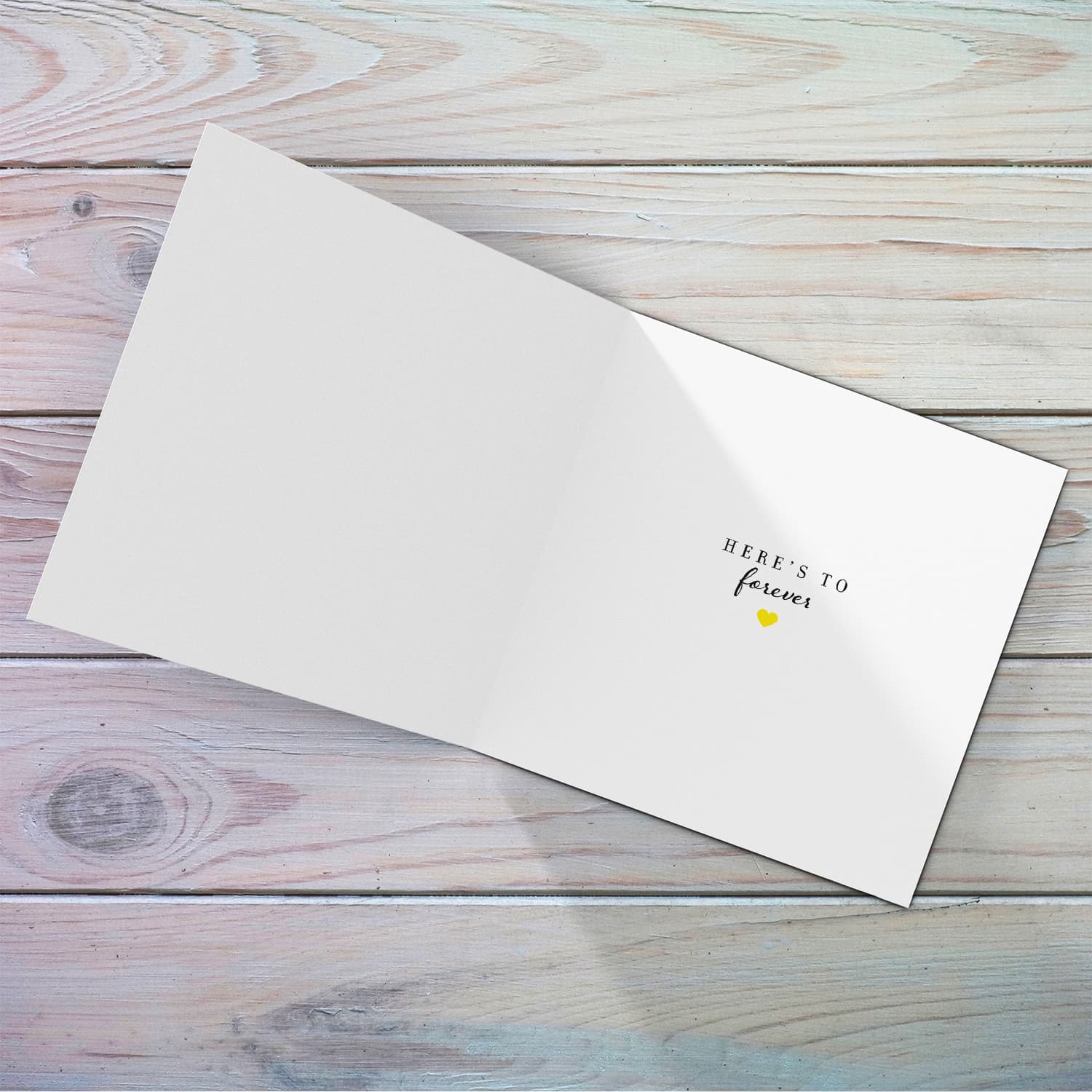 That's Amore - Wedding Card featuring a beautiful wreath of lemons in English (Personalisable)