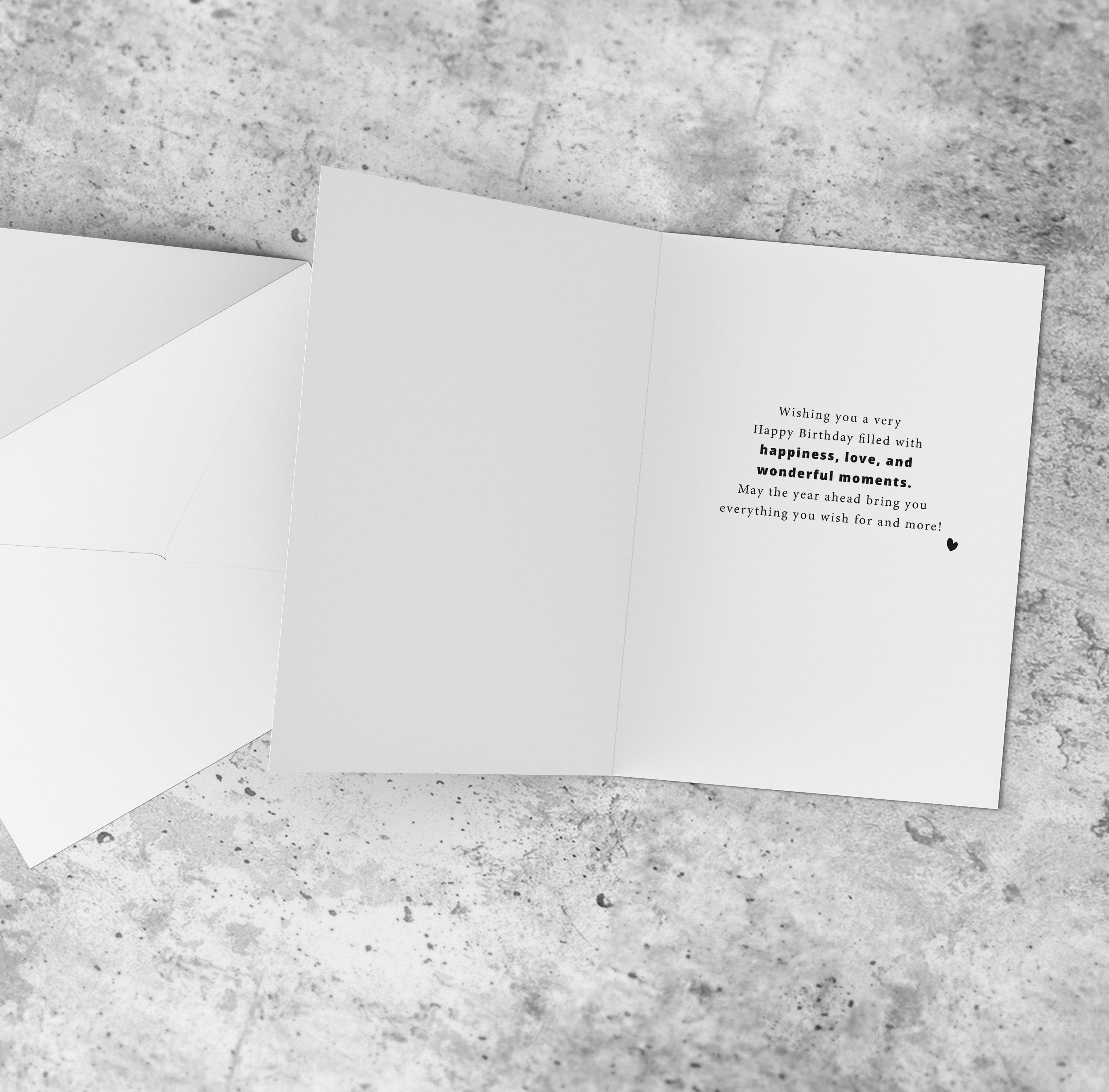 A fresh looking A5 birthday card - featuring a spritz drink with oranges in a light pastel background in English (Personalisable)