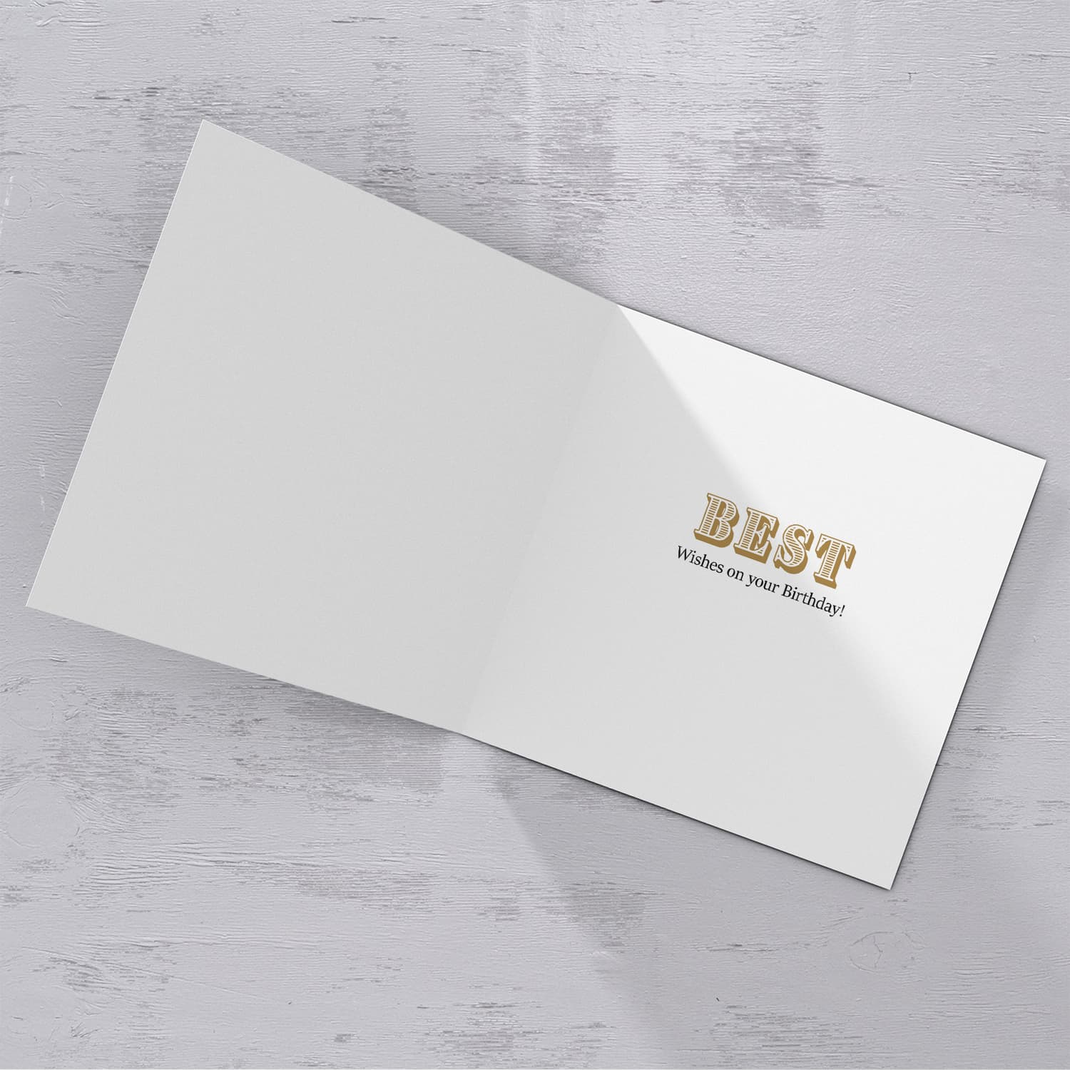 Dinosaur themed birthday card with footprints in English