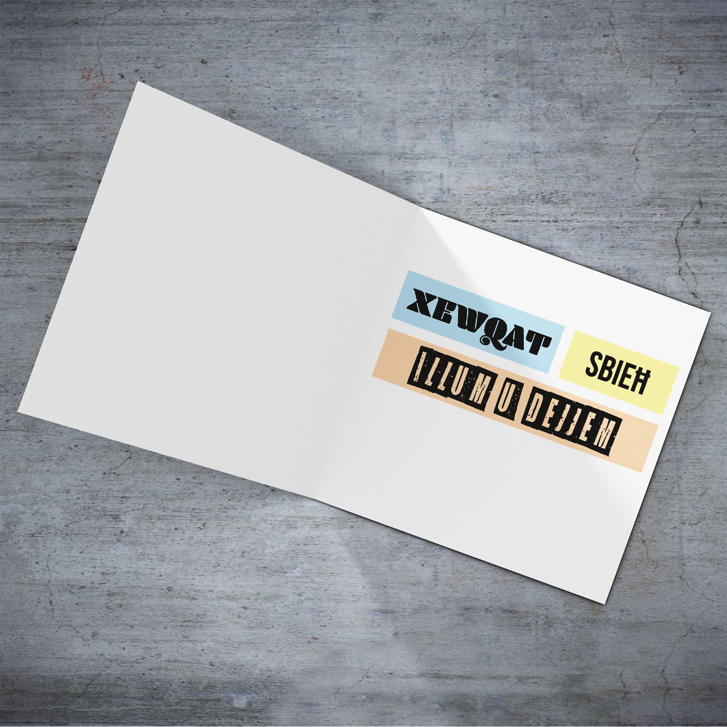 Colourful, modern pastel coloured birthday card for mum, grandma & mother-in-law in Maltese