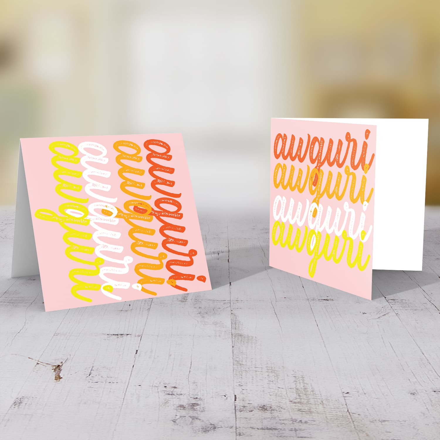 Awguri print open birthday card in Maltese