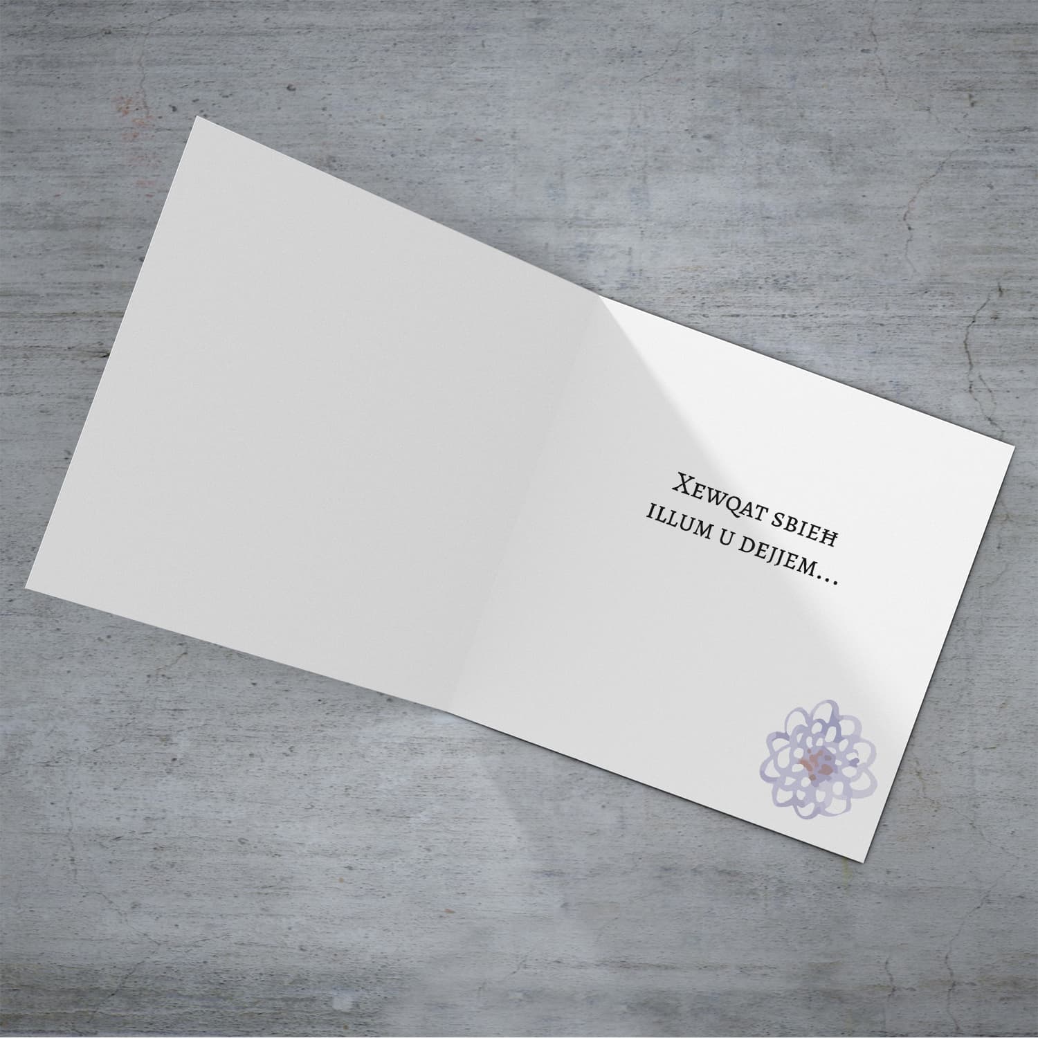 Colourful floral birthday card for best friend / bestie in Maltese