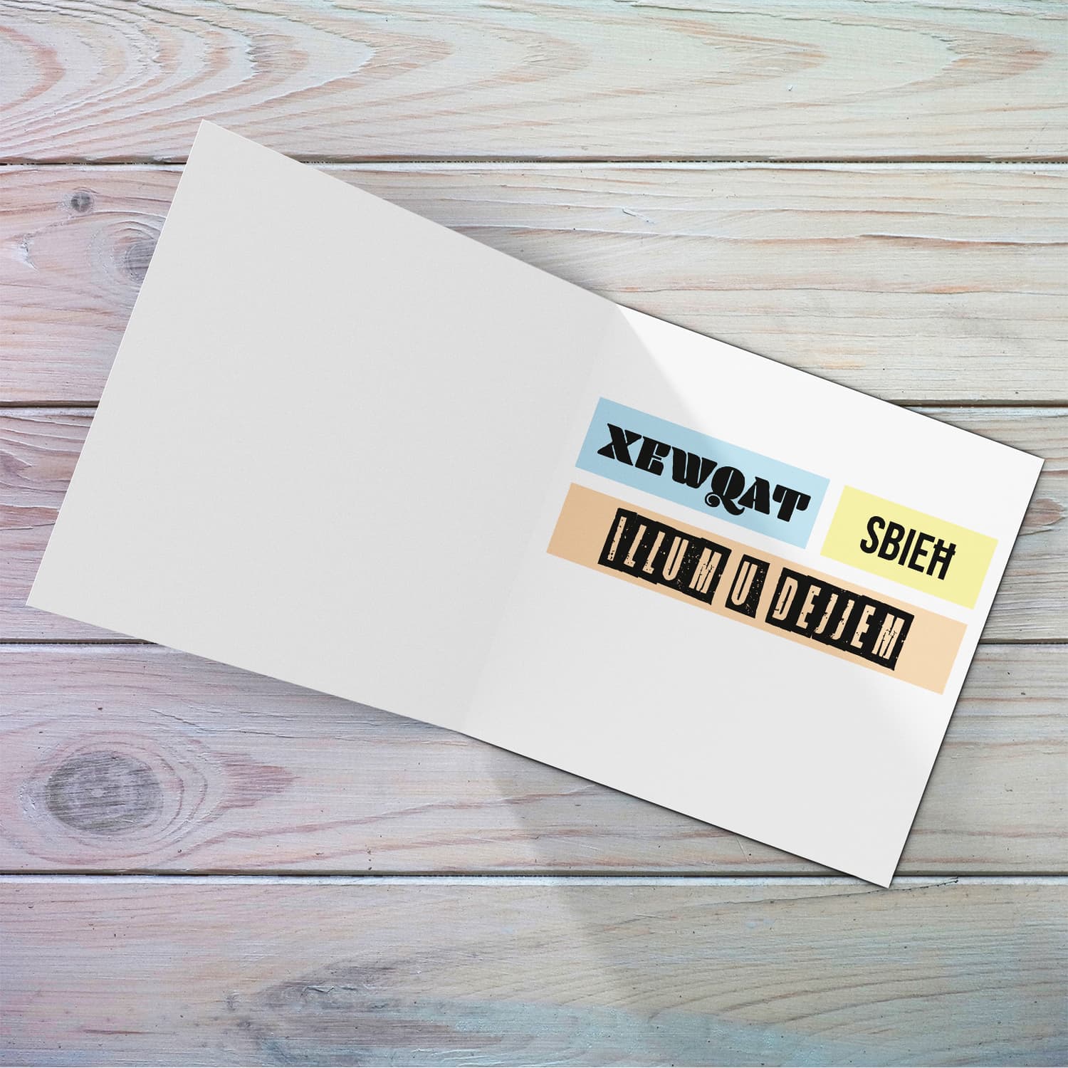 Colourful, modern pastel coloured birthday card for bestie / best friend in Maltese