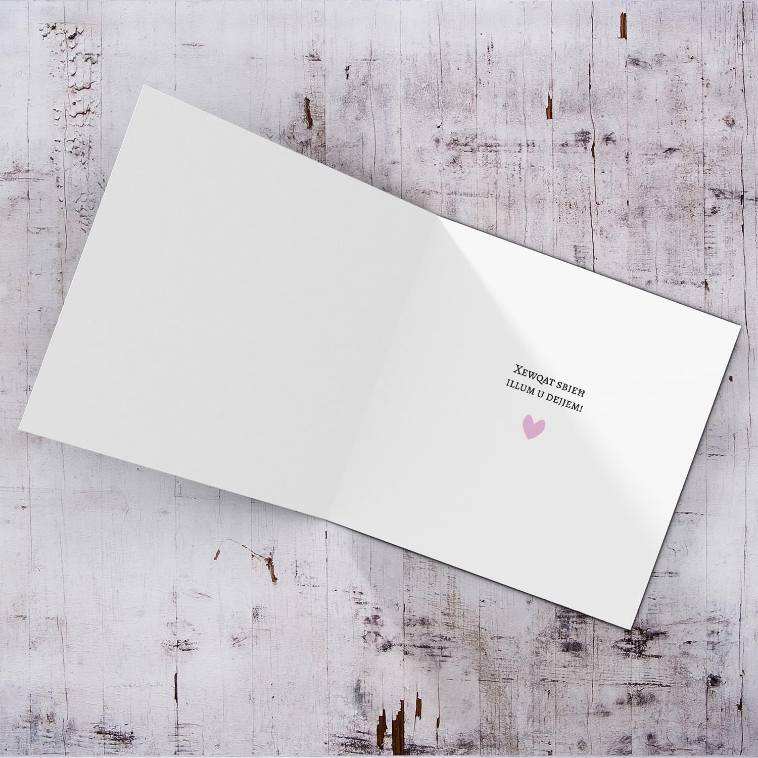 60 - Birthday card with floral number and striped black and pink border in Maltese