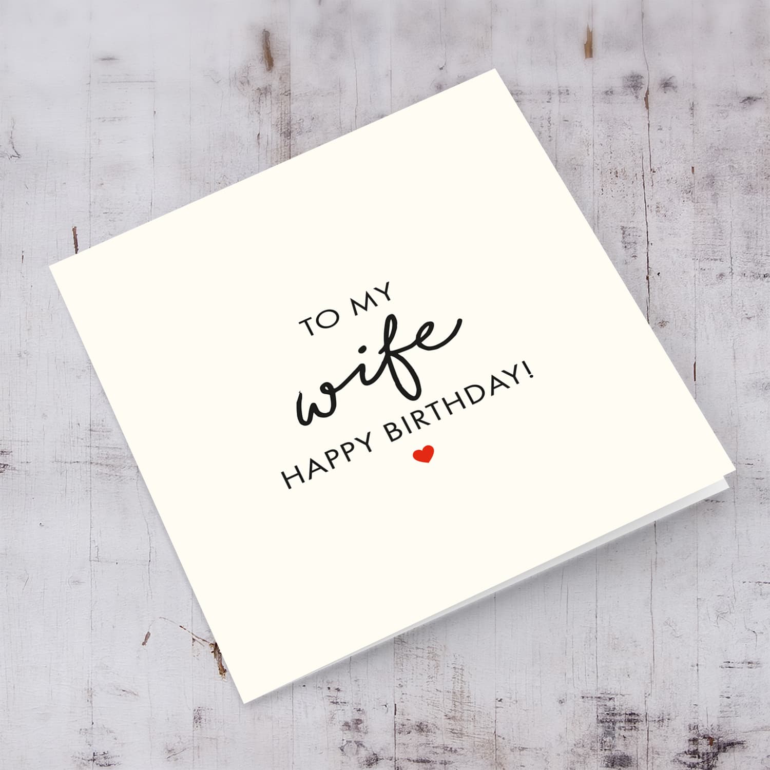 To my wife happy birthday card in english