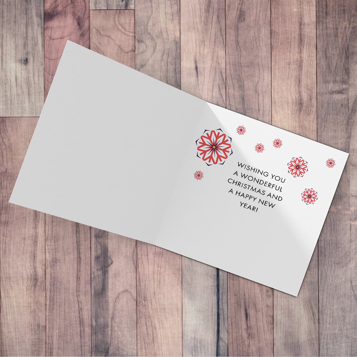 Teacher / L.S.E. / Carer - Colourful open Christmas card for Miss in English