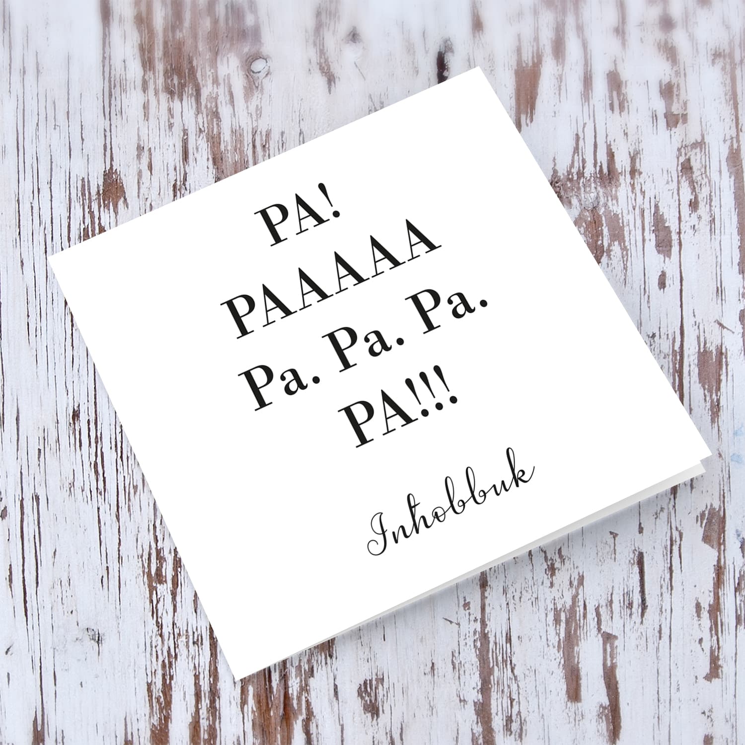 Funny father's day card in Maltese (Plural)