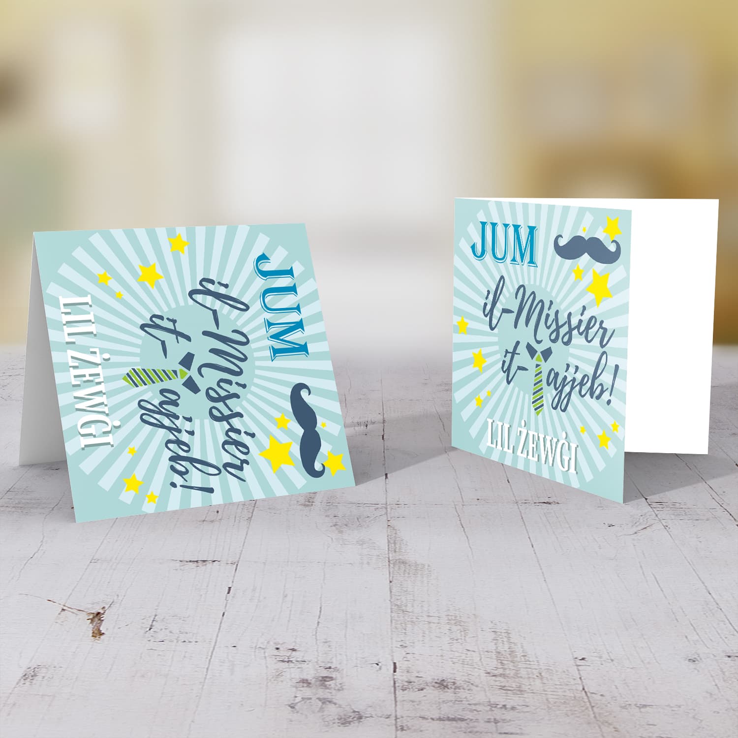 Husband father's day card in Maltese