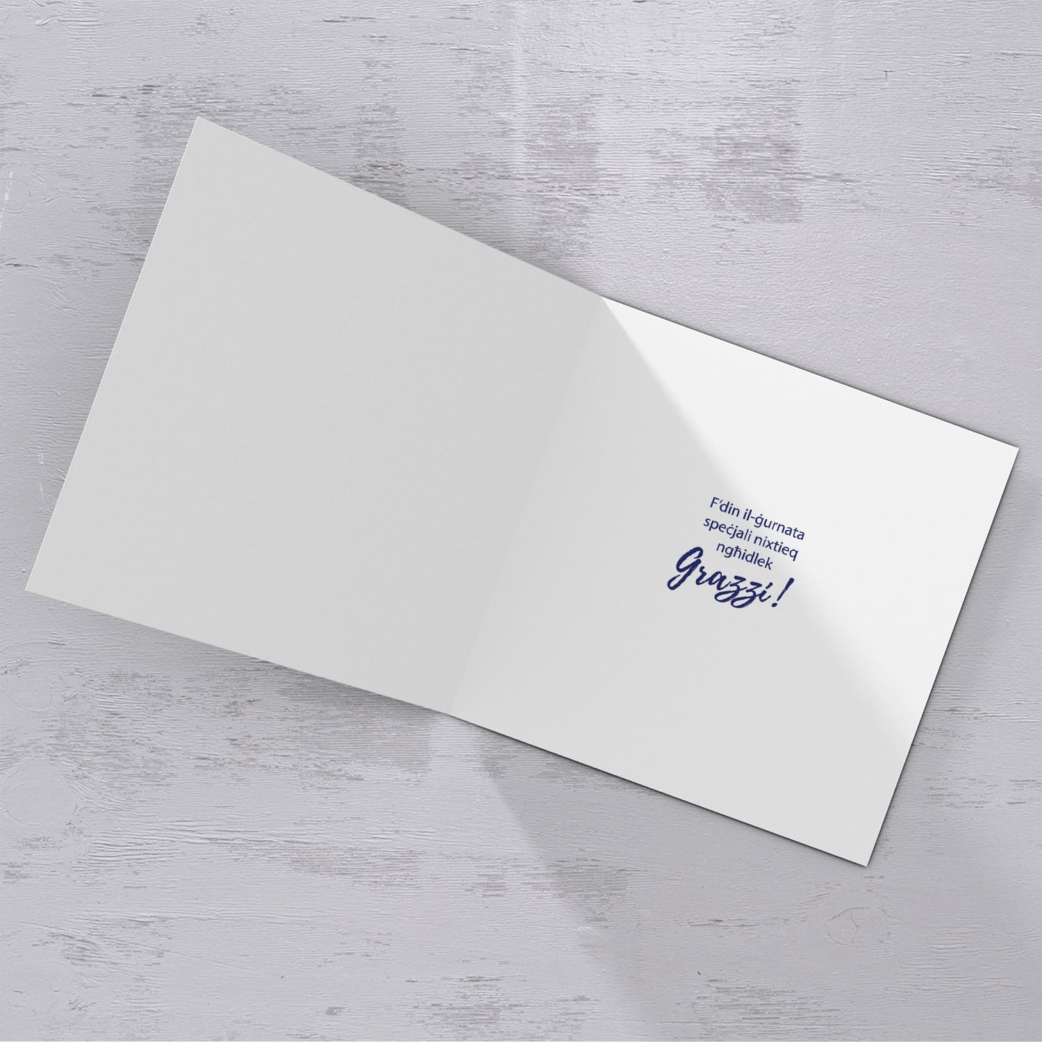 Dotted background father's day card for Bużnannu in Maltese