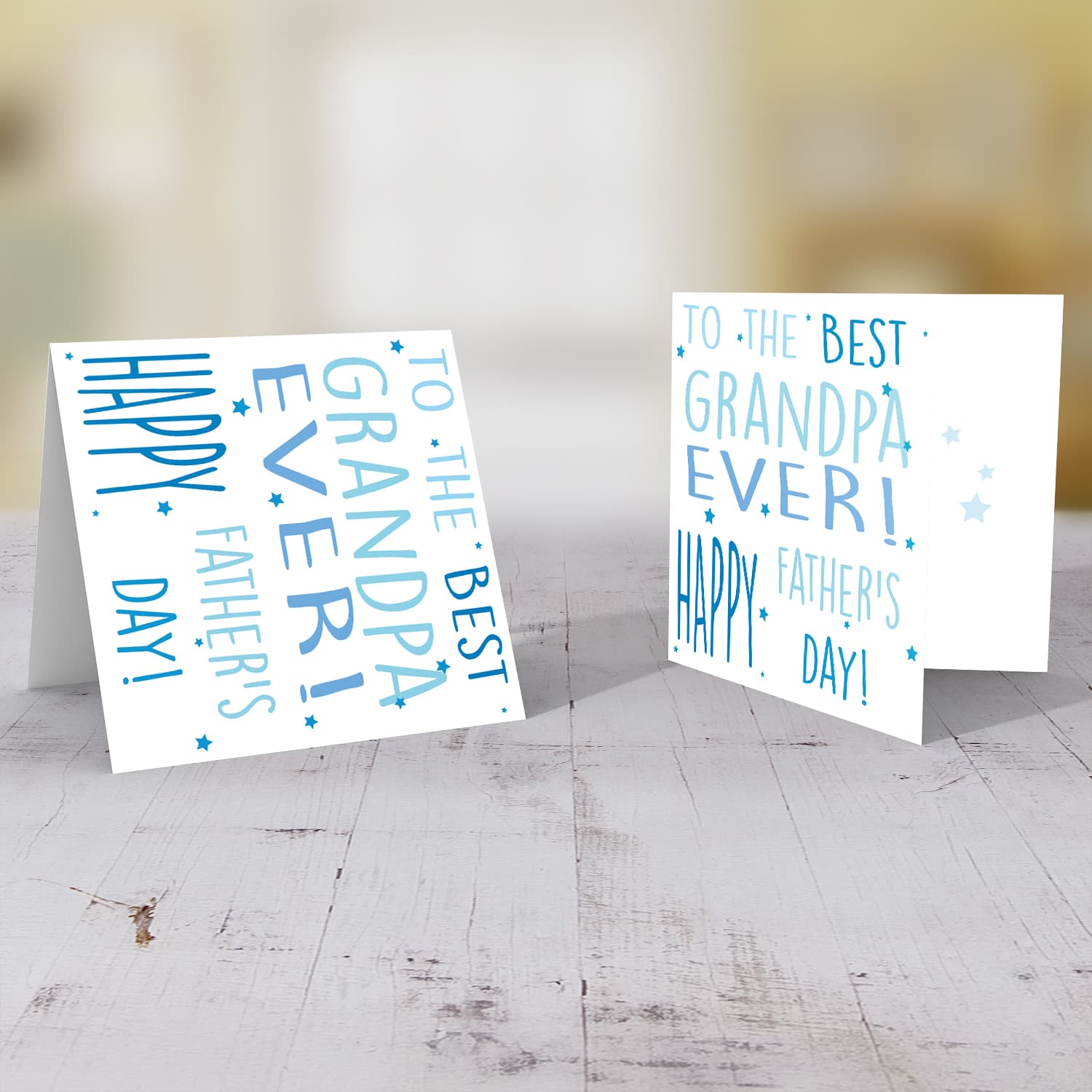 To the best grandpa ever father's day card in English