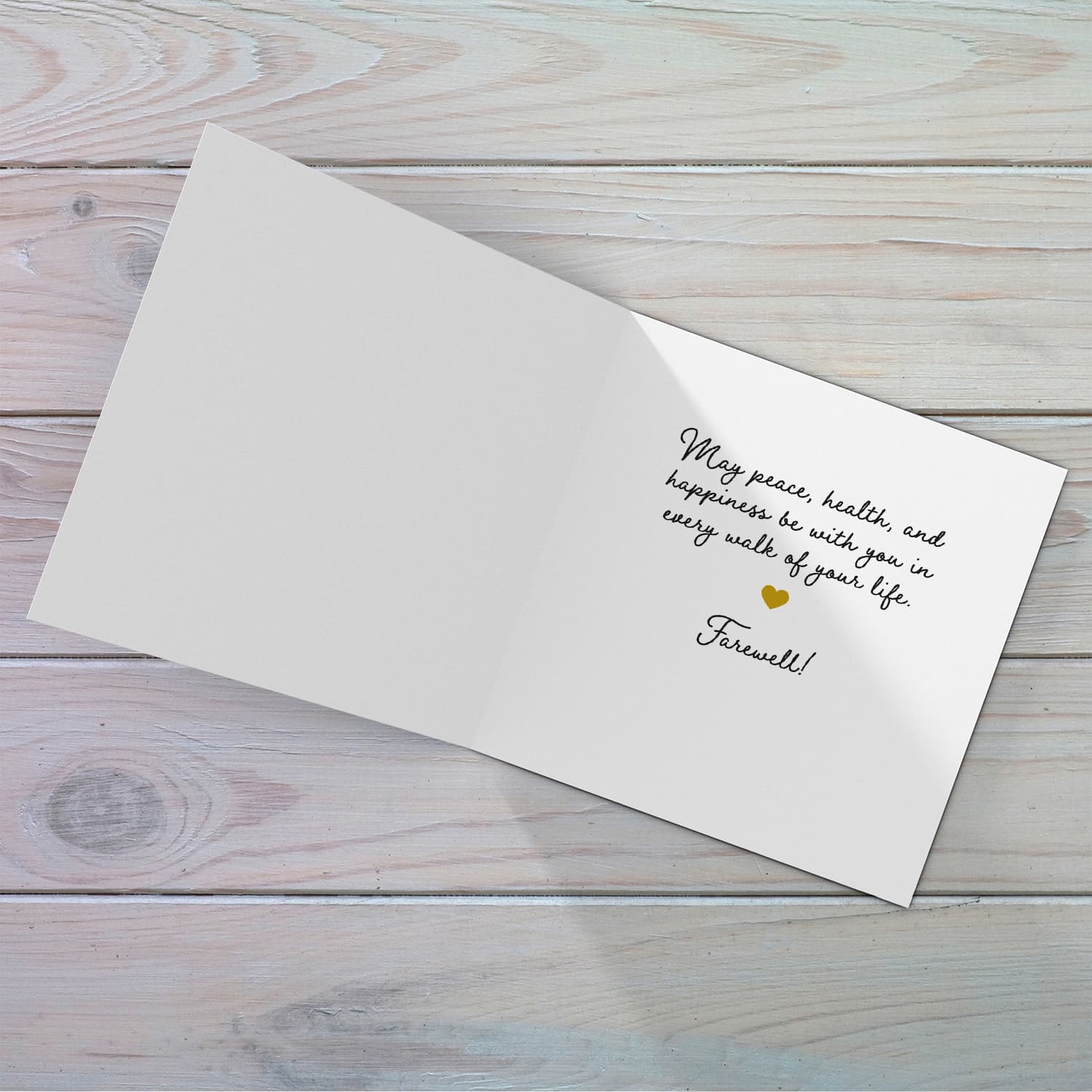 Funny farewell card - You are dead to us in English