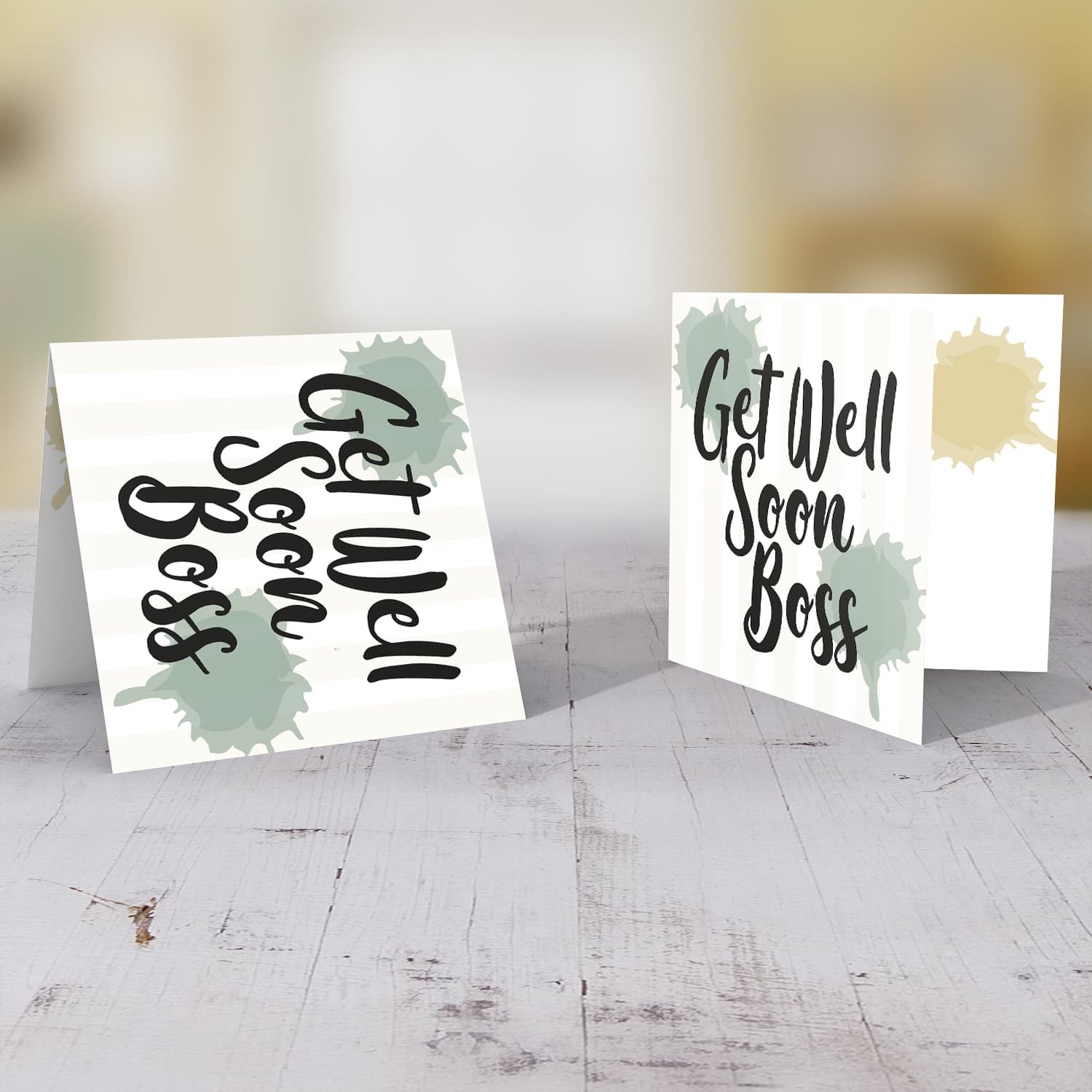 Get well soon card for Boss 