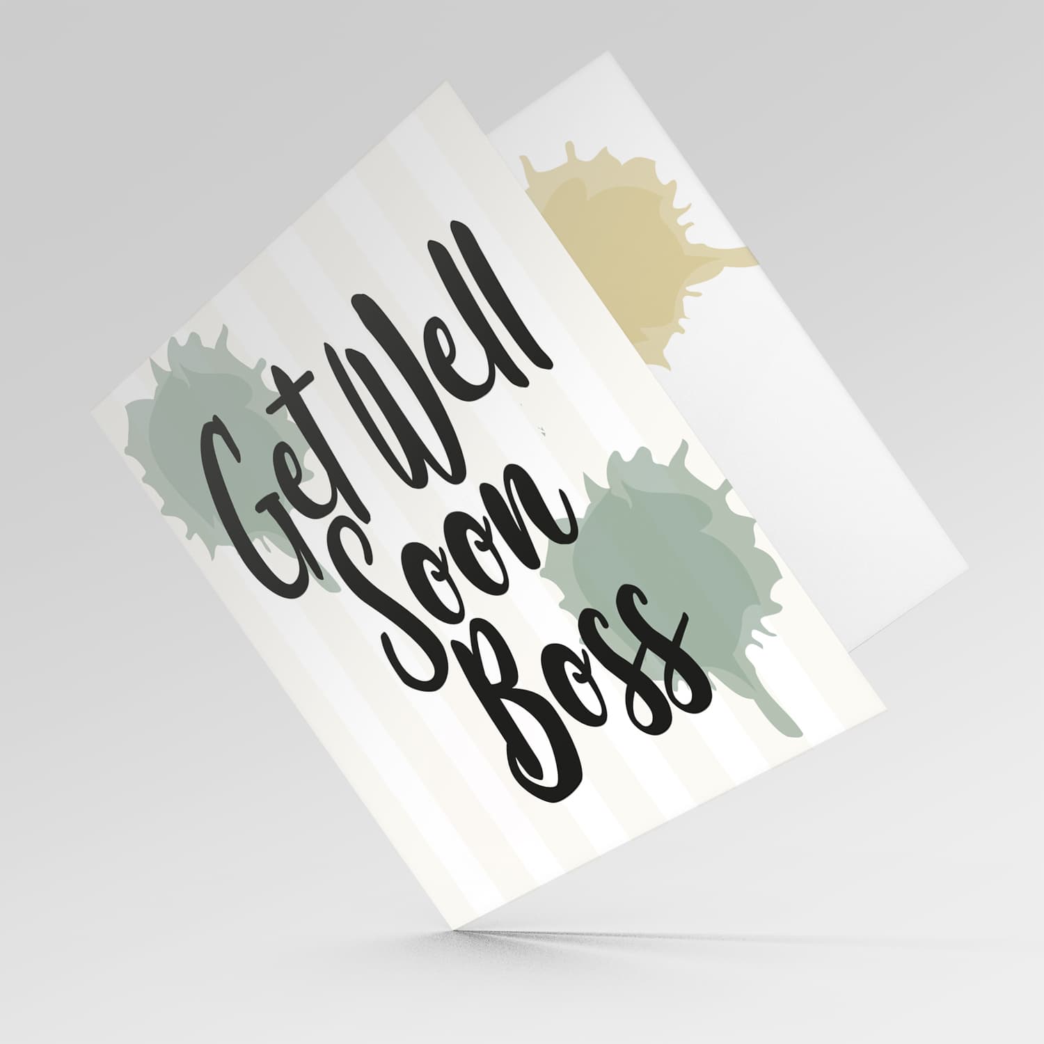 Get well soon card for Boss 