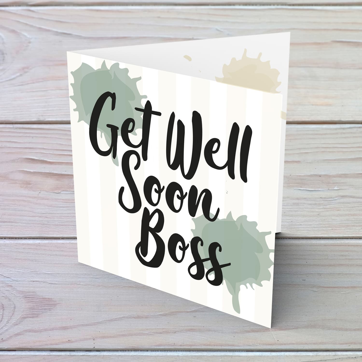 Get well soon card for Boss 
