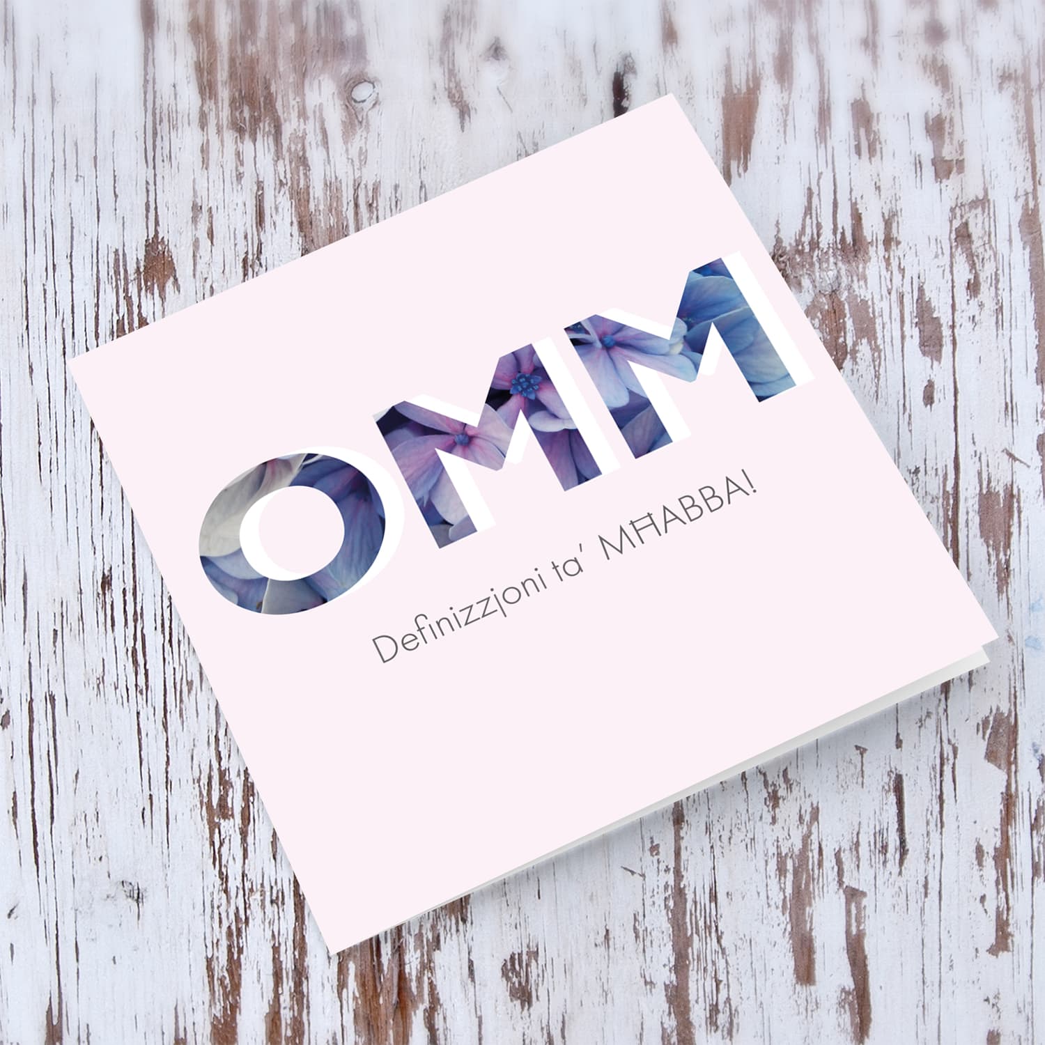 Definition of a mother is love Mother's Day card in Maltese