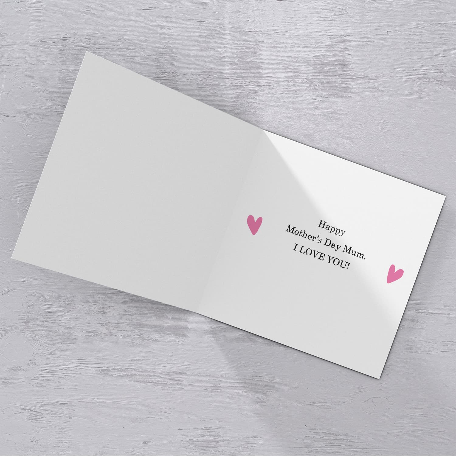In heaven mother's day card in English