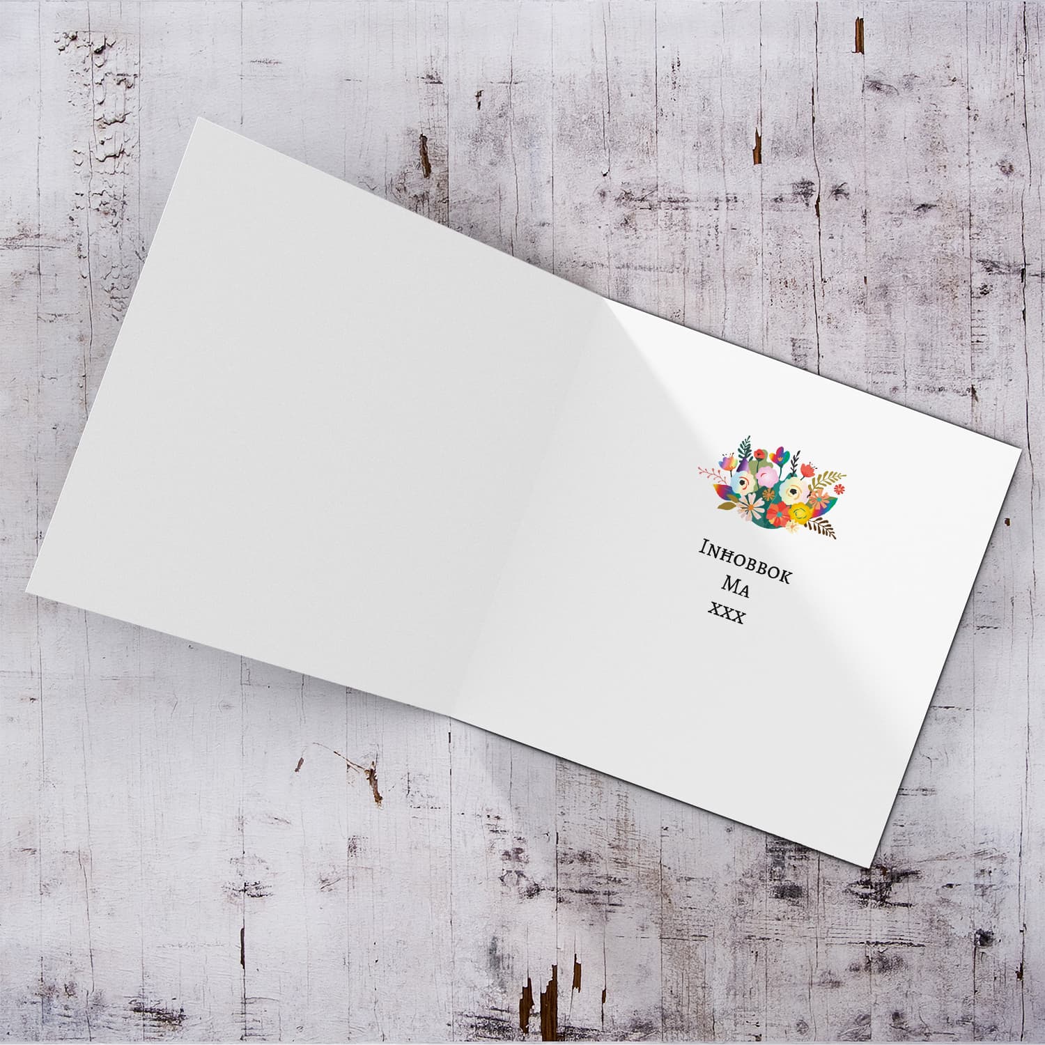 Best mum in the world card - with a rainbow and gray background in Maltese