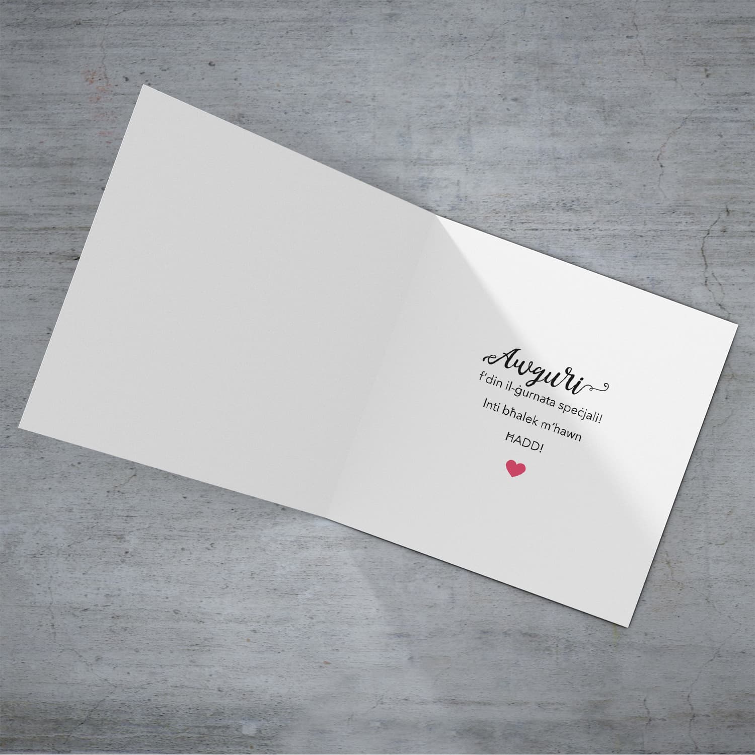 Fading Light pink background mother's day card for mother-in-law in Maltese 