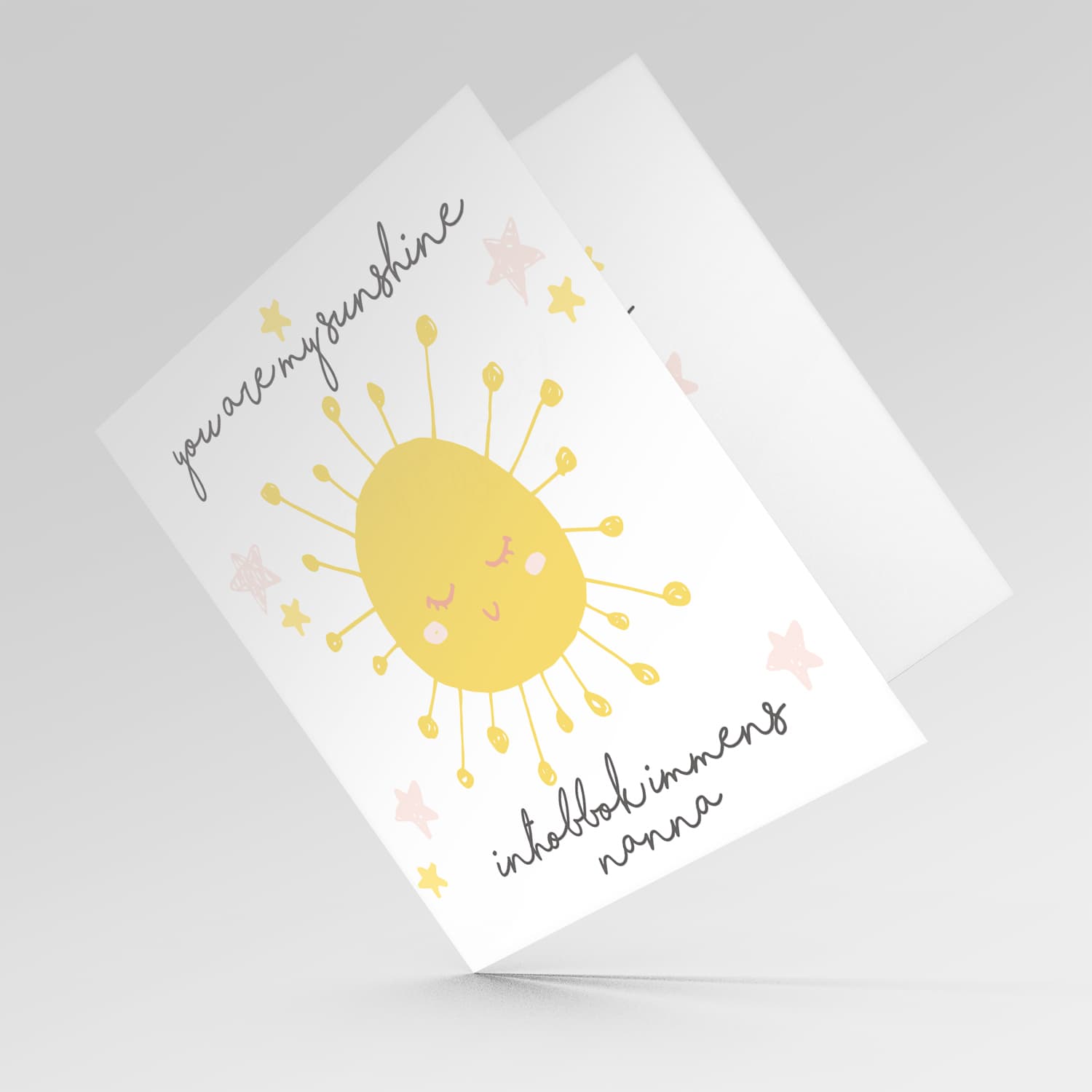 Cute sun themed mother's day card for Nanna