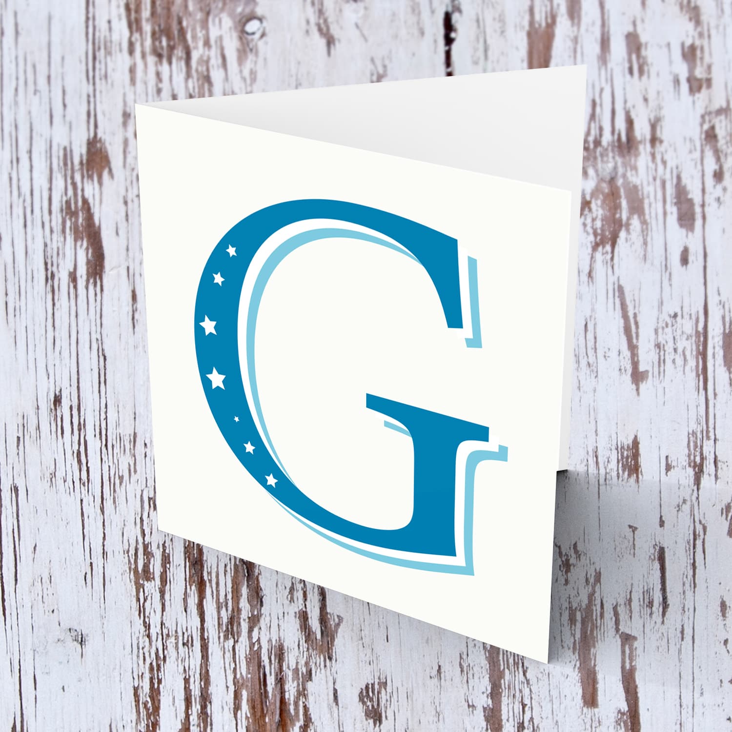 The Initial Collection Blue Tones - Letter G