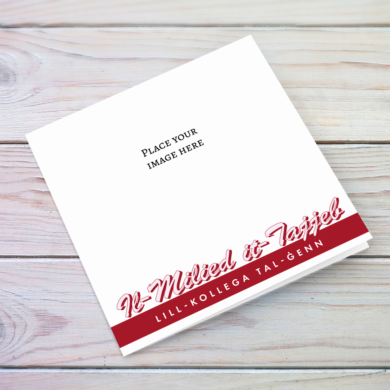 Colleague -  photo Christmas card, for an awesome colleague in Maltese