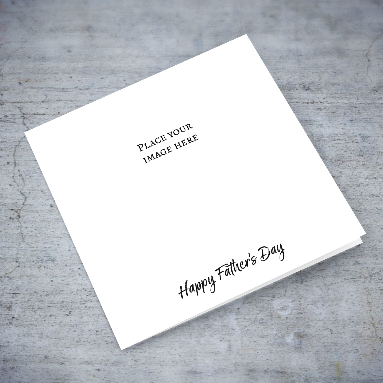 Full image photo Father's Day card in English