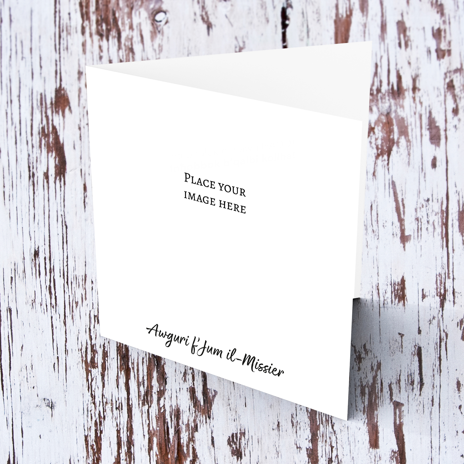 Full image photo Father's Day card in Maltese