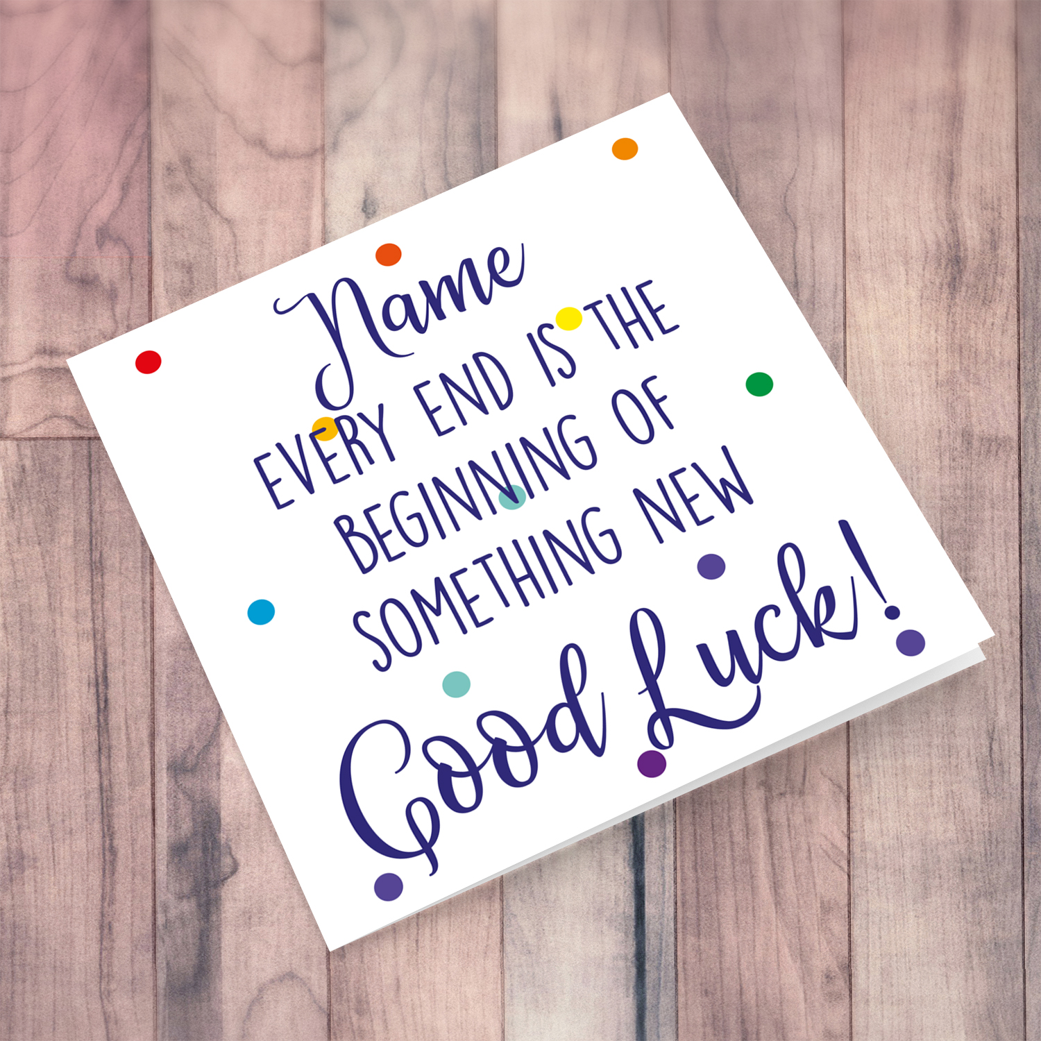Good luck / Retirement / Farwell card in English
