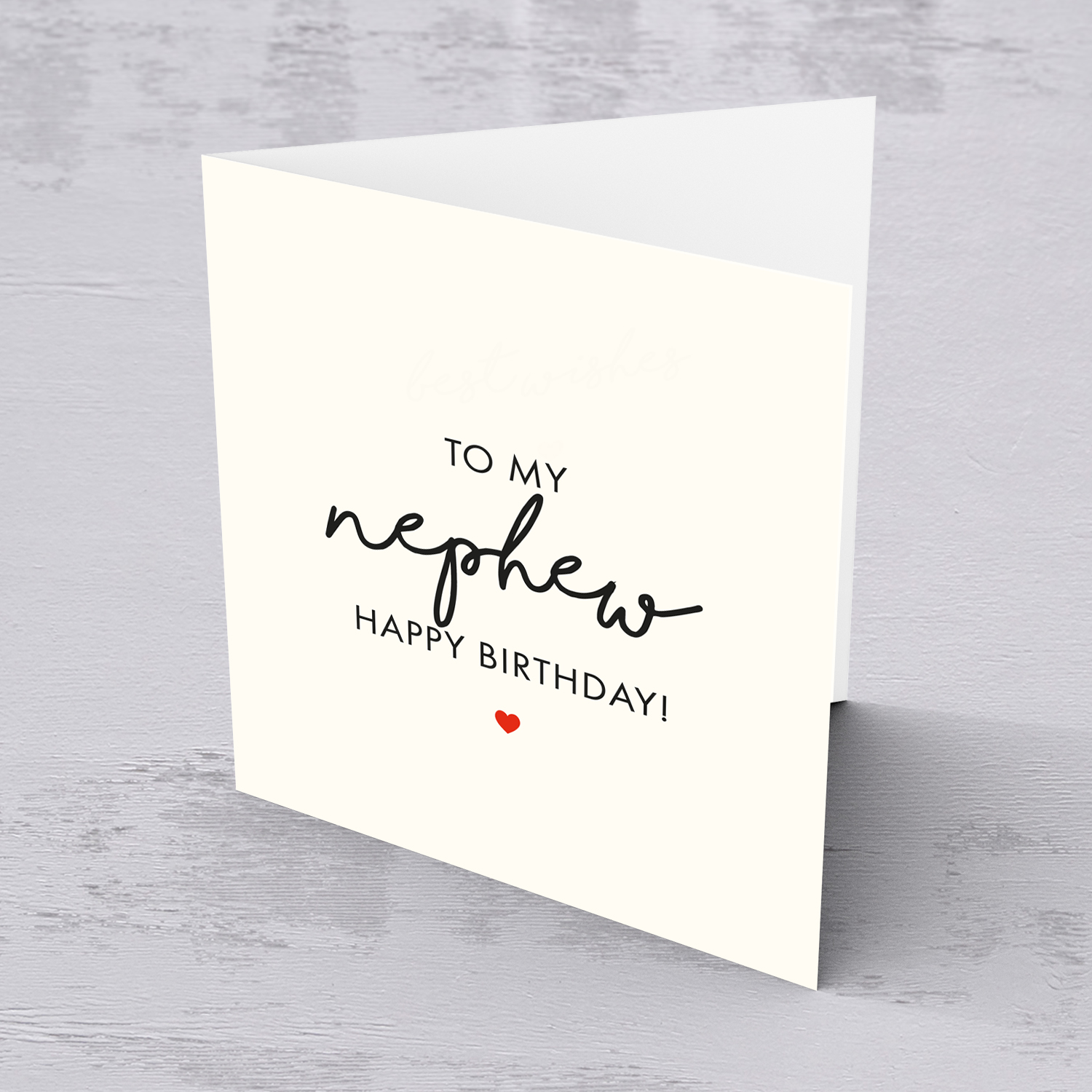 To my nephew Happy Birthday Card in English