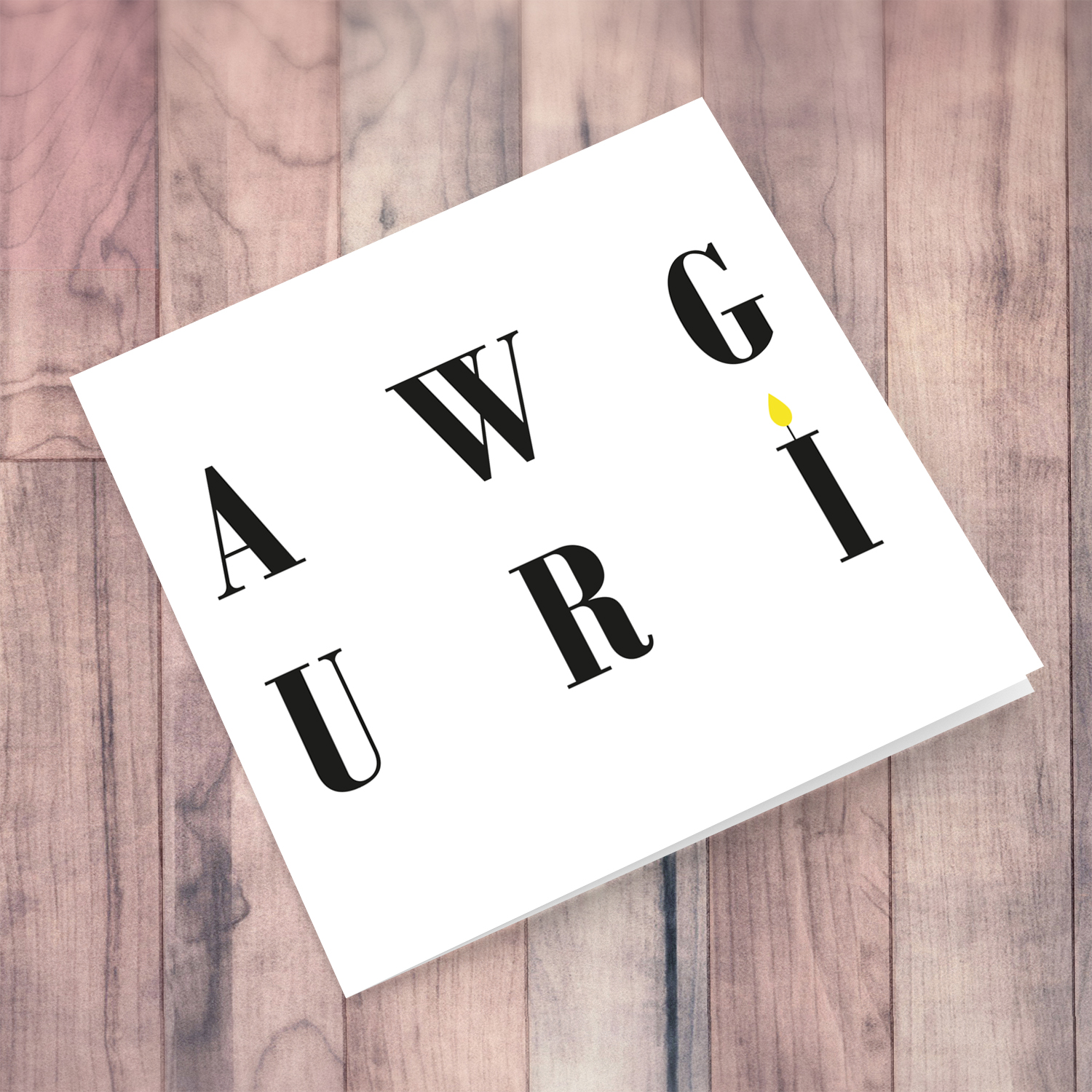 AWGURI card in Maltese