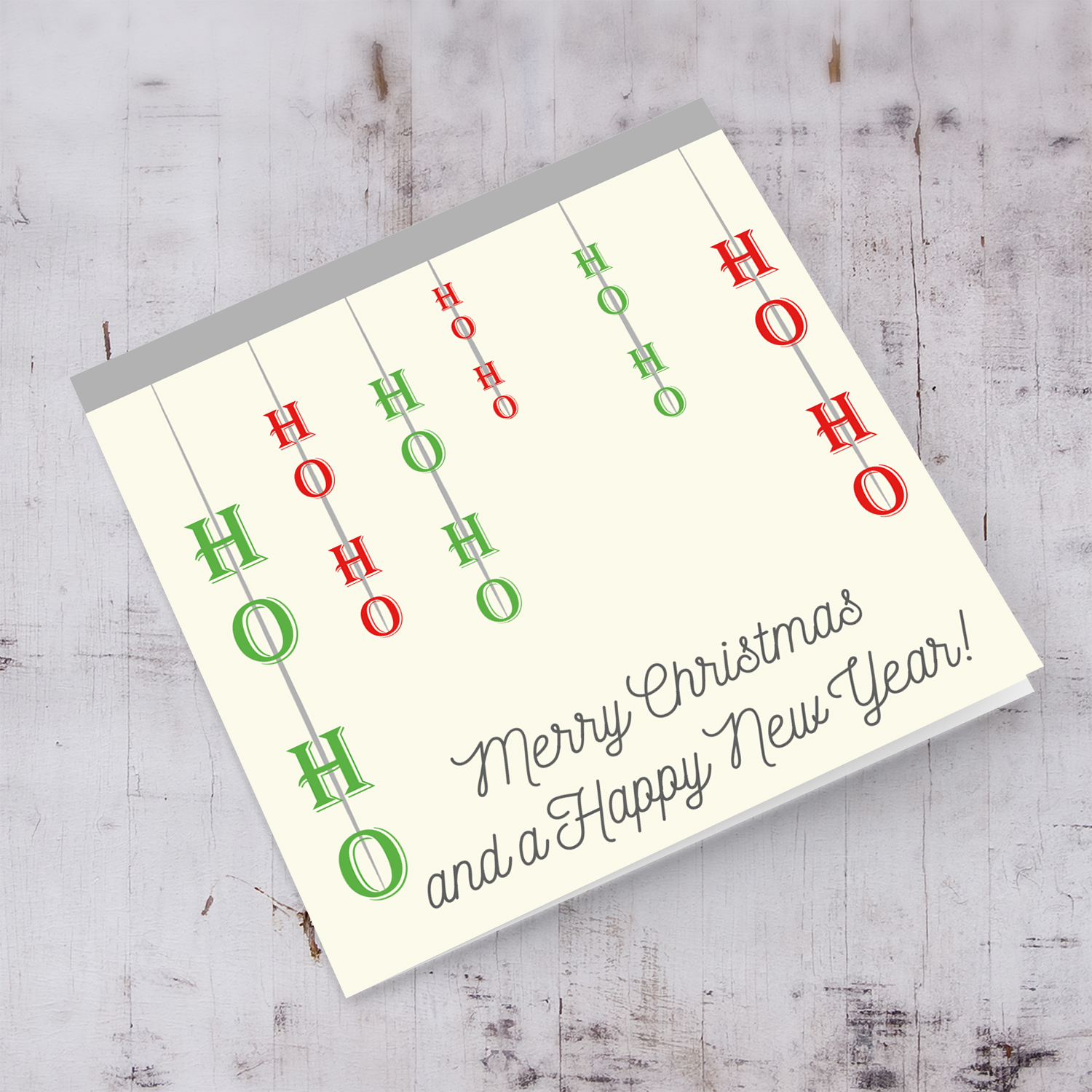 Christmas card in English