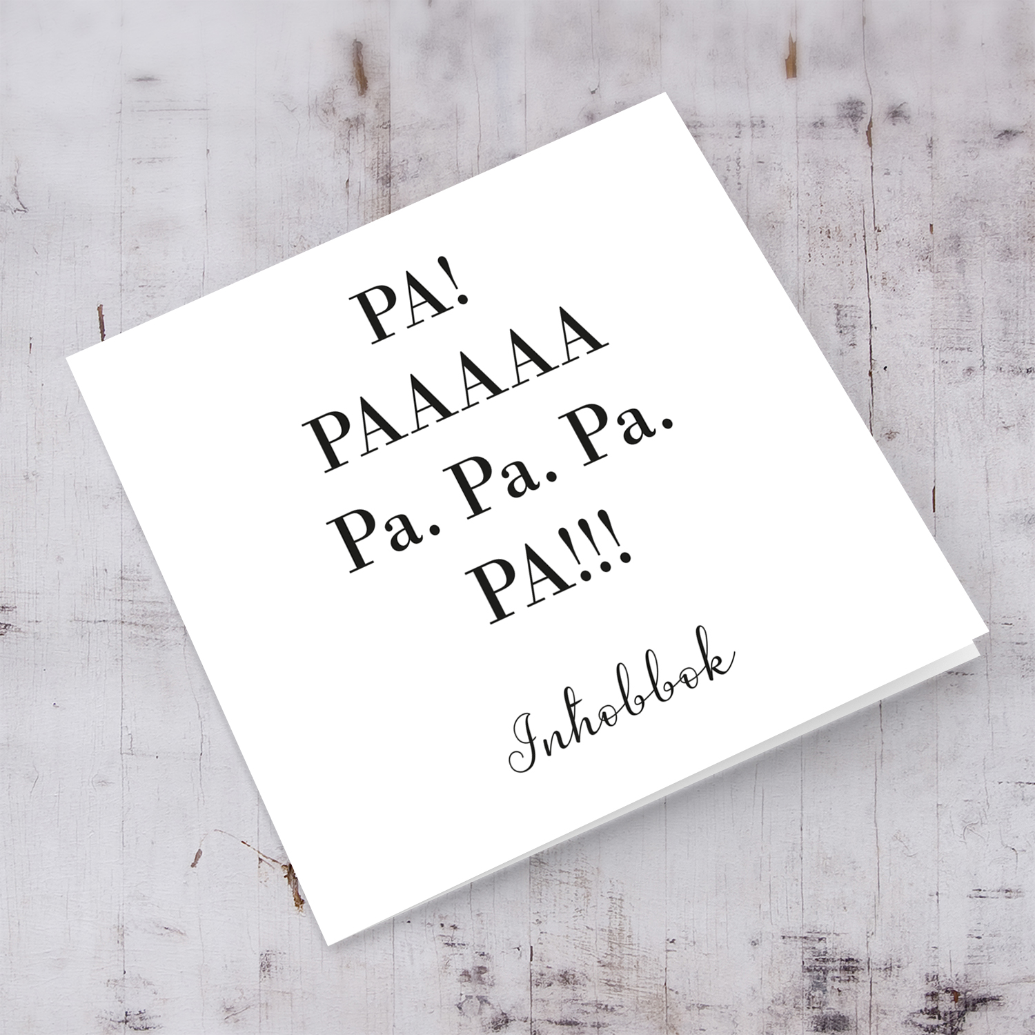 Funny father's day card in Maltese