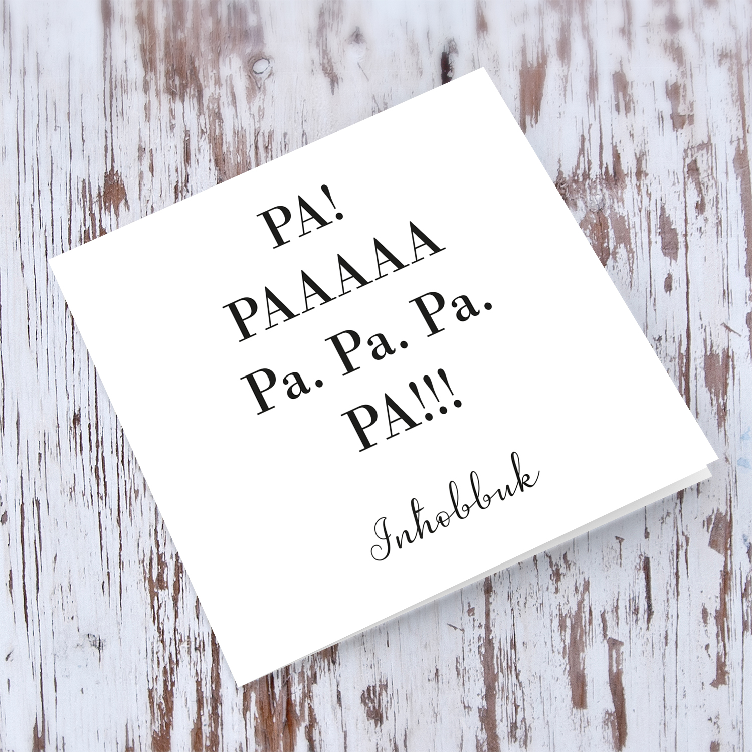 Funny father's day card in Maltese (Plural)