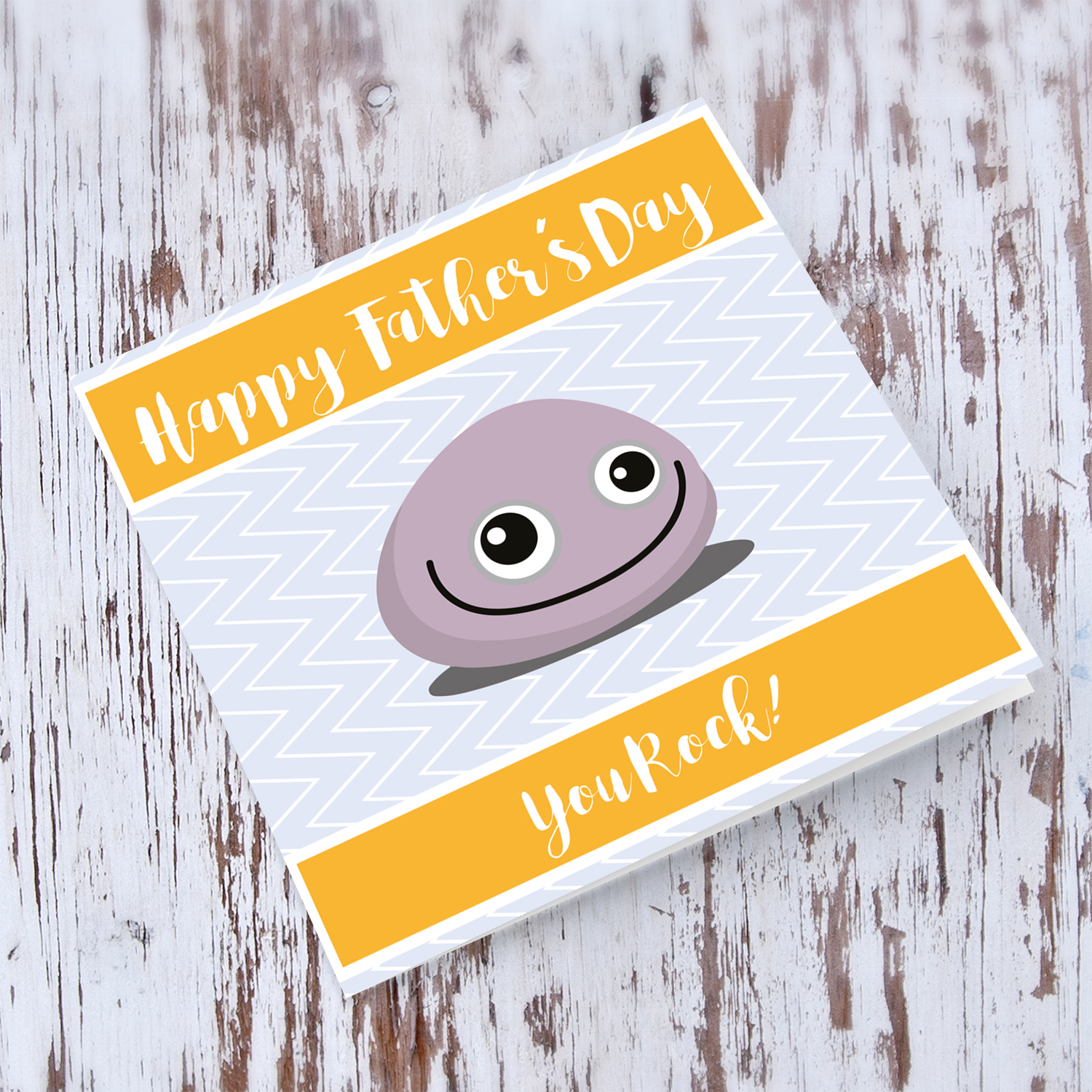 You Rock Father's Day Card in English