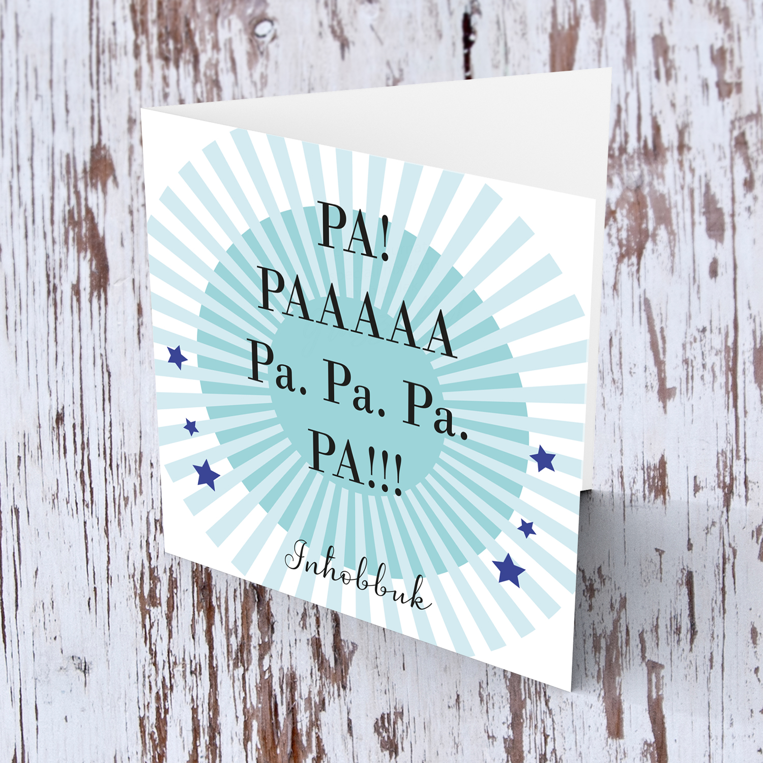 Funny father's day card with colourful background in Maltese PA! (PLURAL)