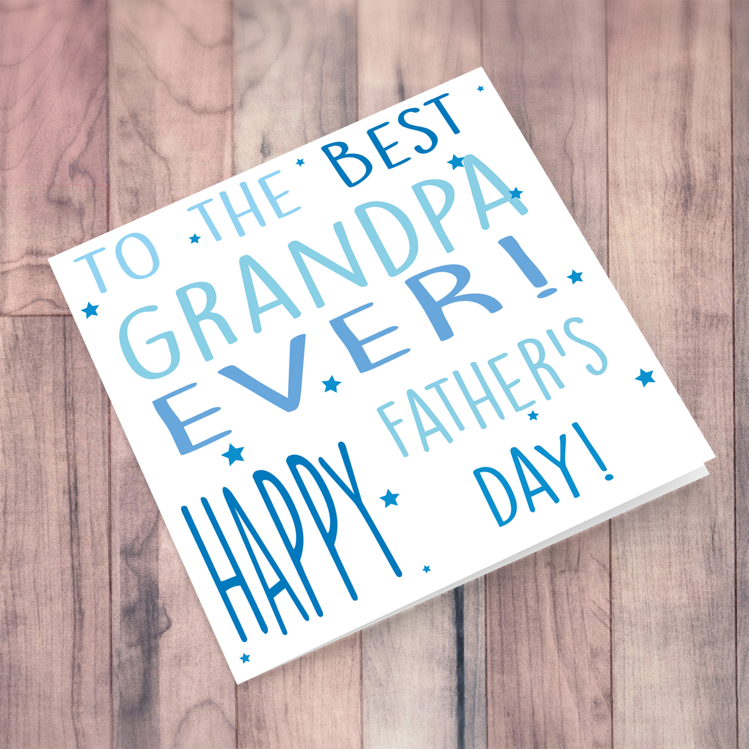 To the best grandpa ever father's day card in English