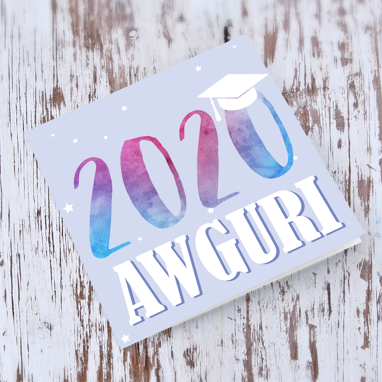 Graduation card 2020 year in Maltese