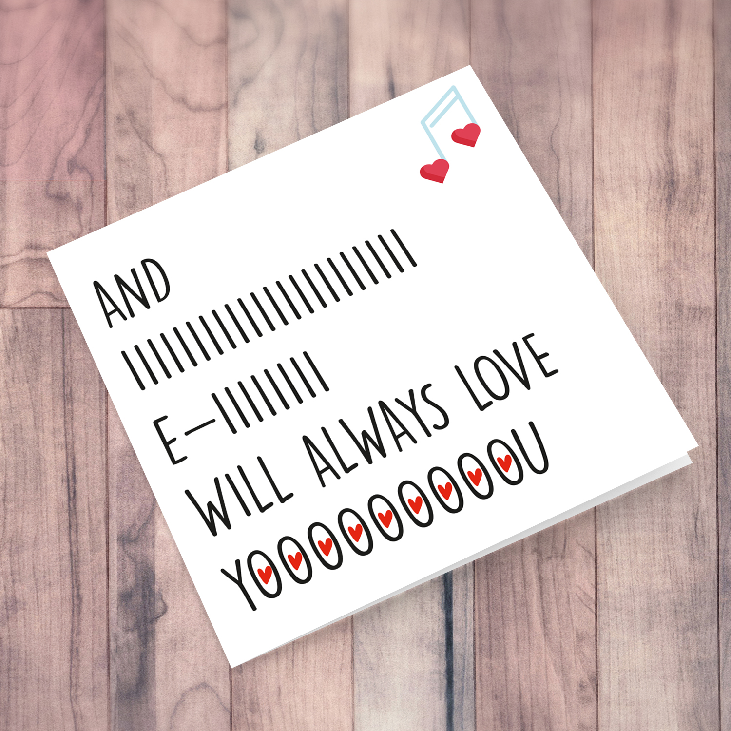 Funny Anniversary Card in English