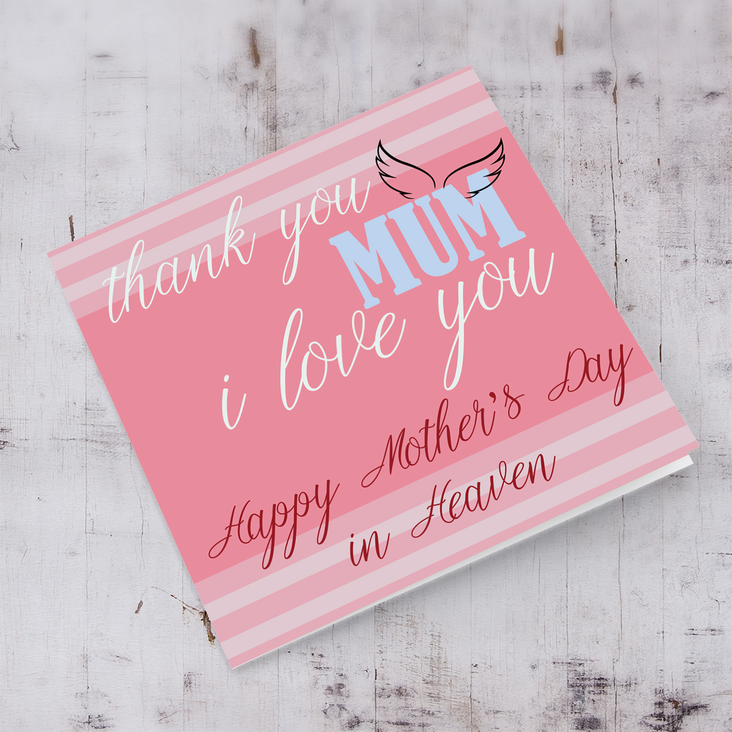 In heaven mother's day card in English