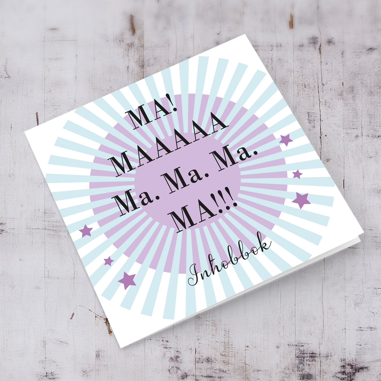 Funny mother's day card in Maltese