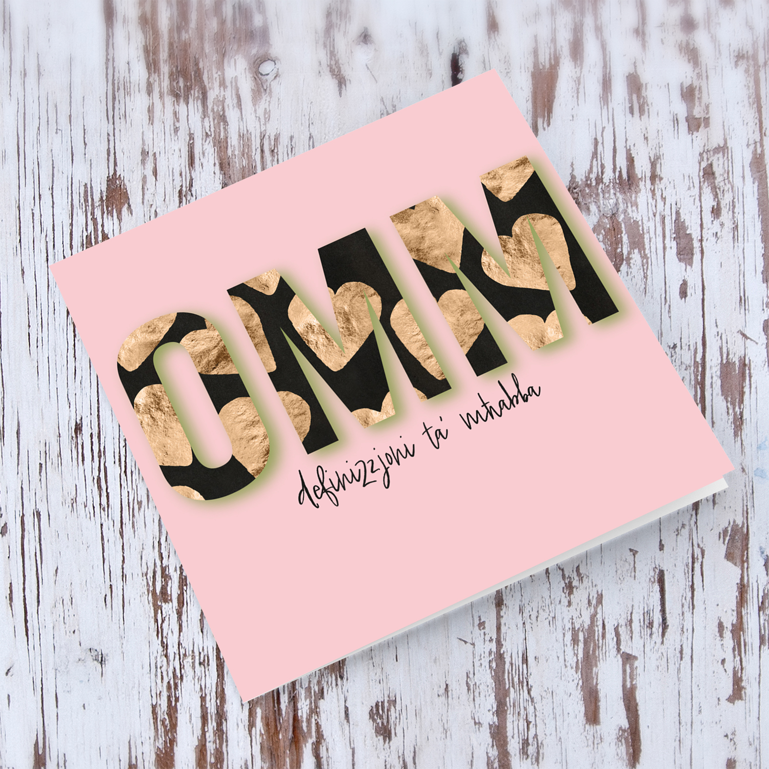 Mum - definition of love, Mother's day card in Maltese