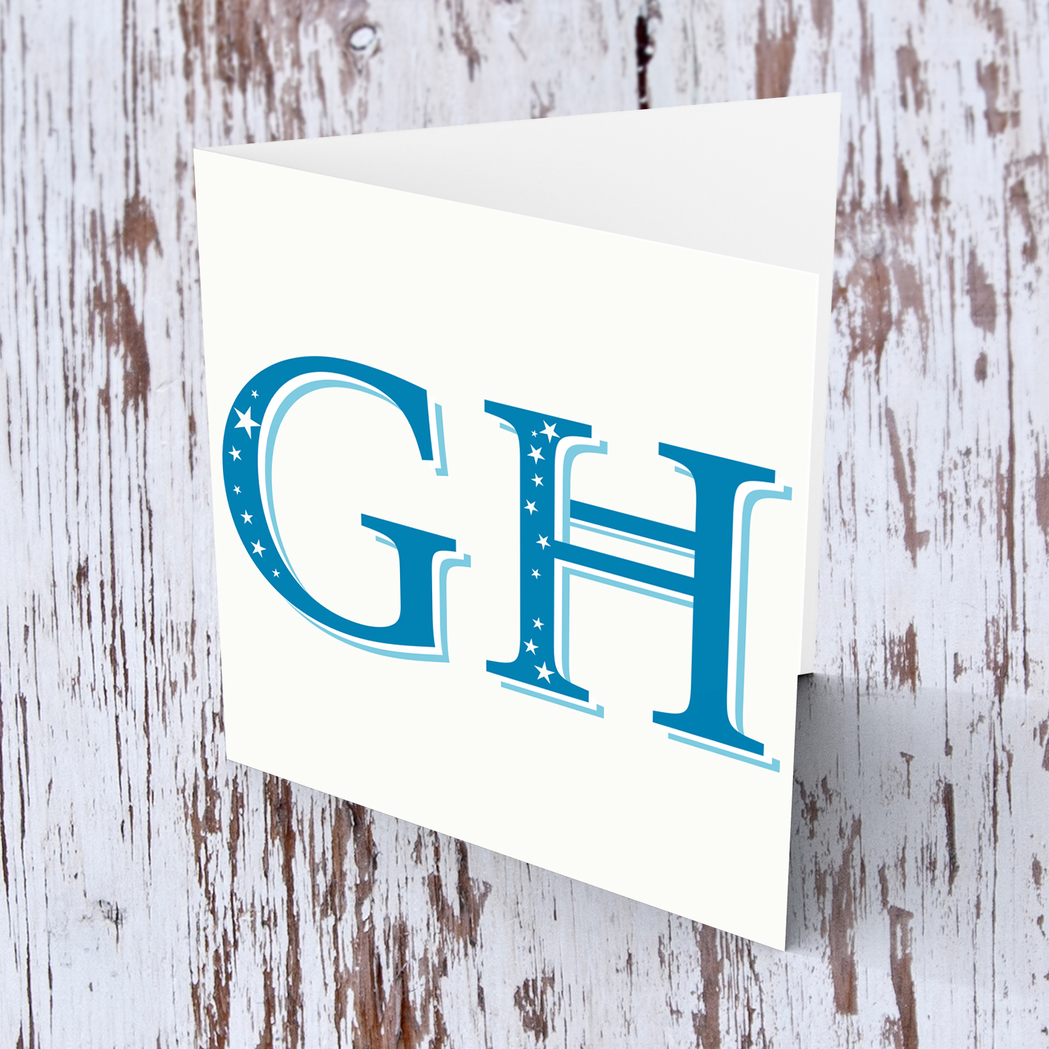 The Initial Collection Blue Tones - Letter Għ