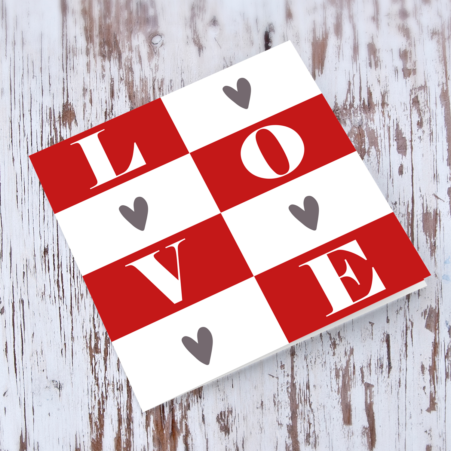 Love Valentine's Card in English